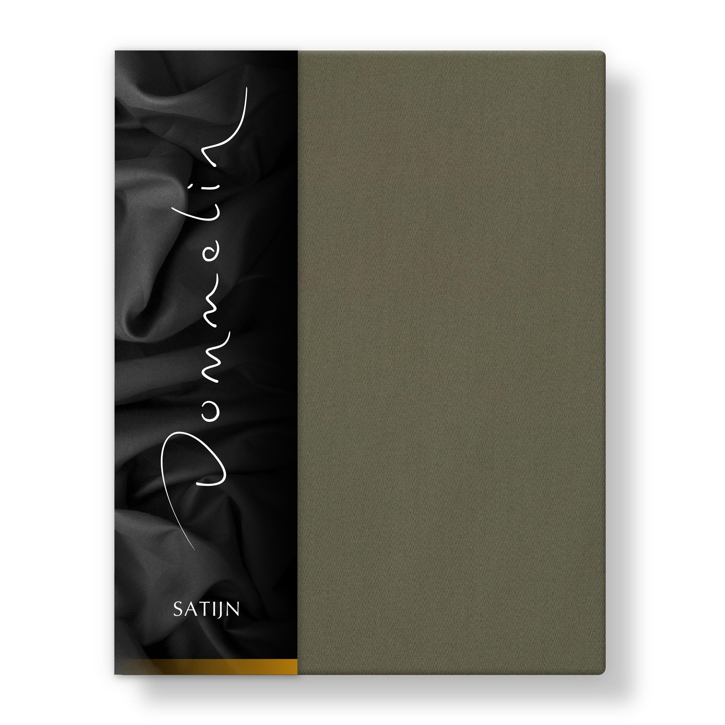 Dommelin Split Hoeslaken Satijn 300TC Olijf