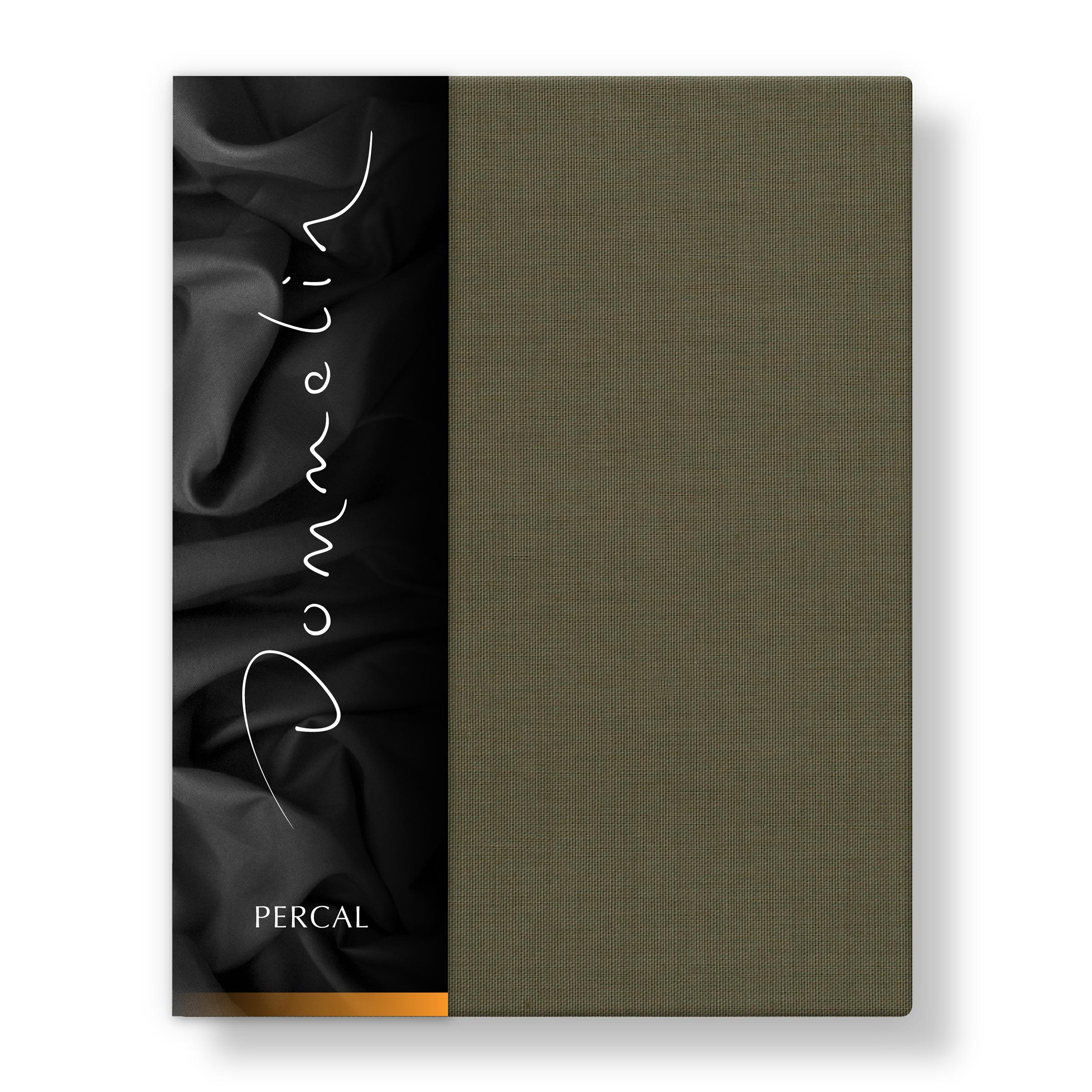 Dommelin Split Hoeslaken Percal 200TC Olijf