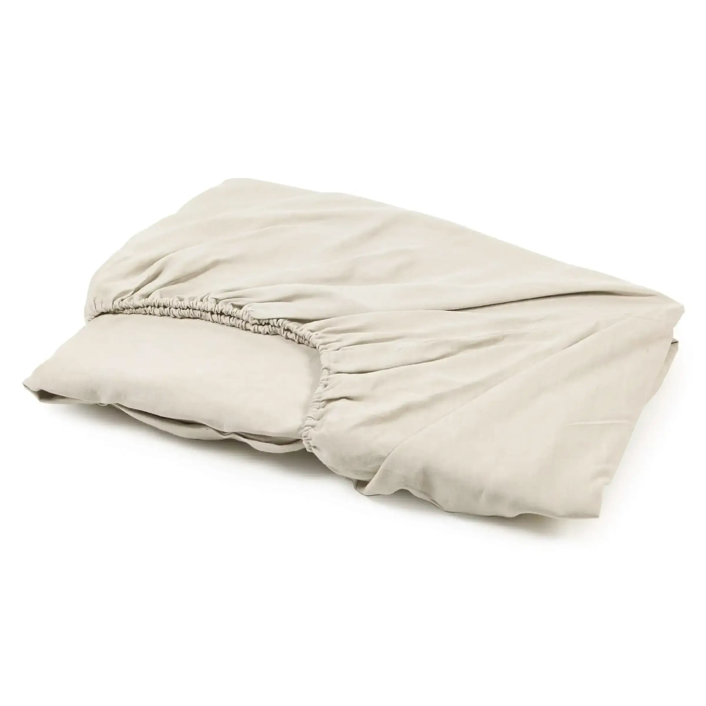 Libeco Hoeslaken Madison Washed Linnen 175 gr/m2 White Sand H33