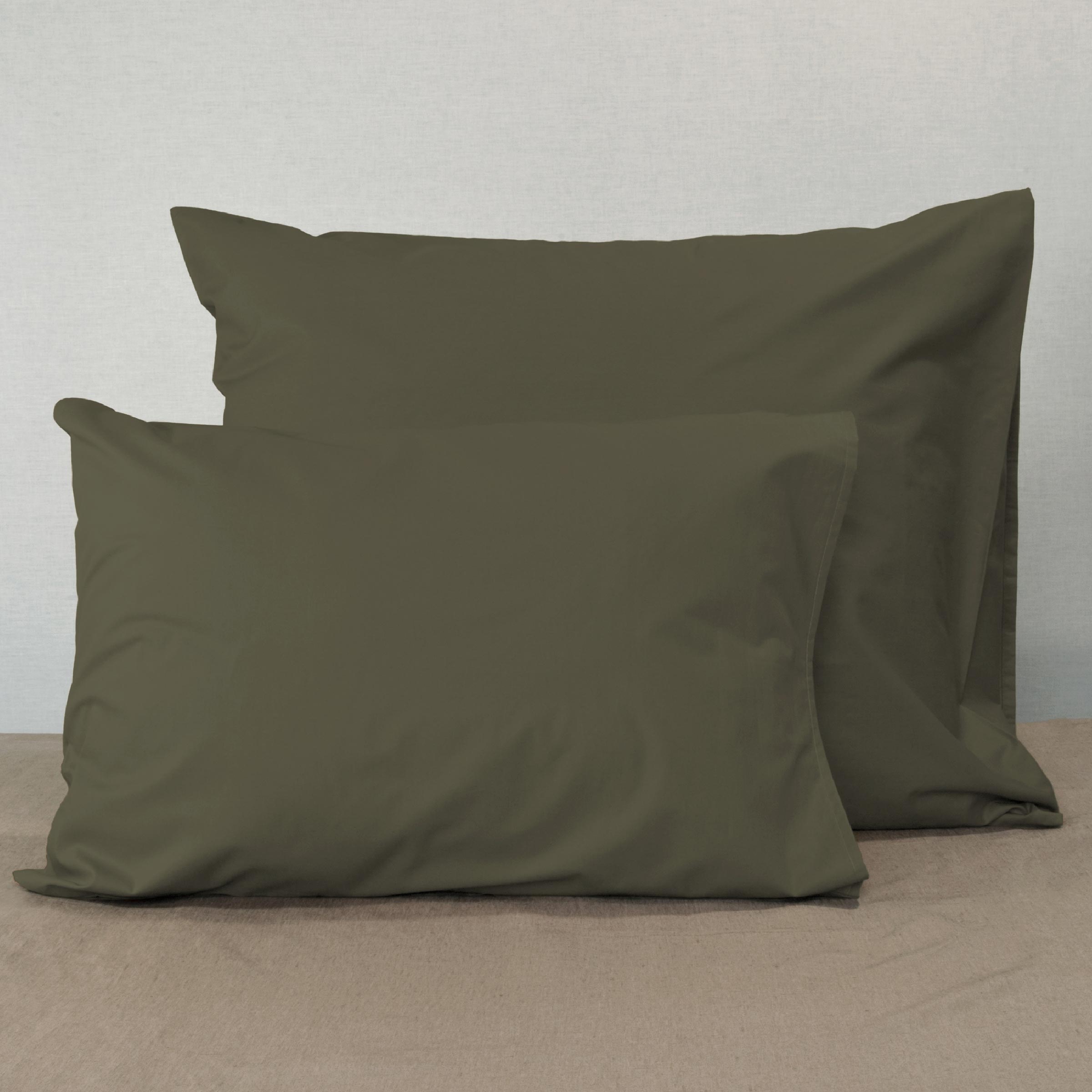 Dommelin Kussensloop Percal 200TC Olijf