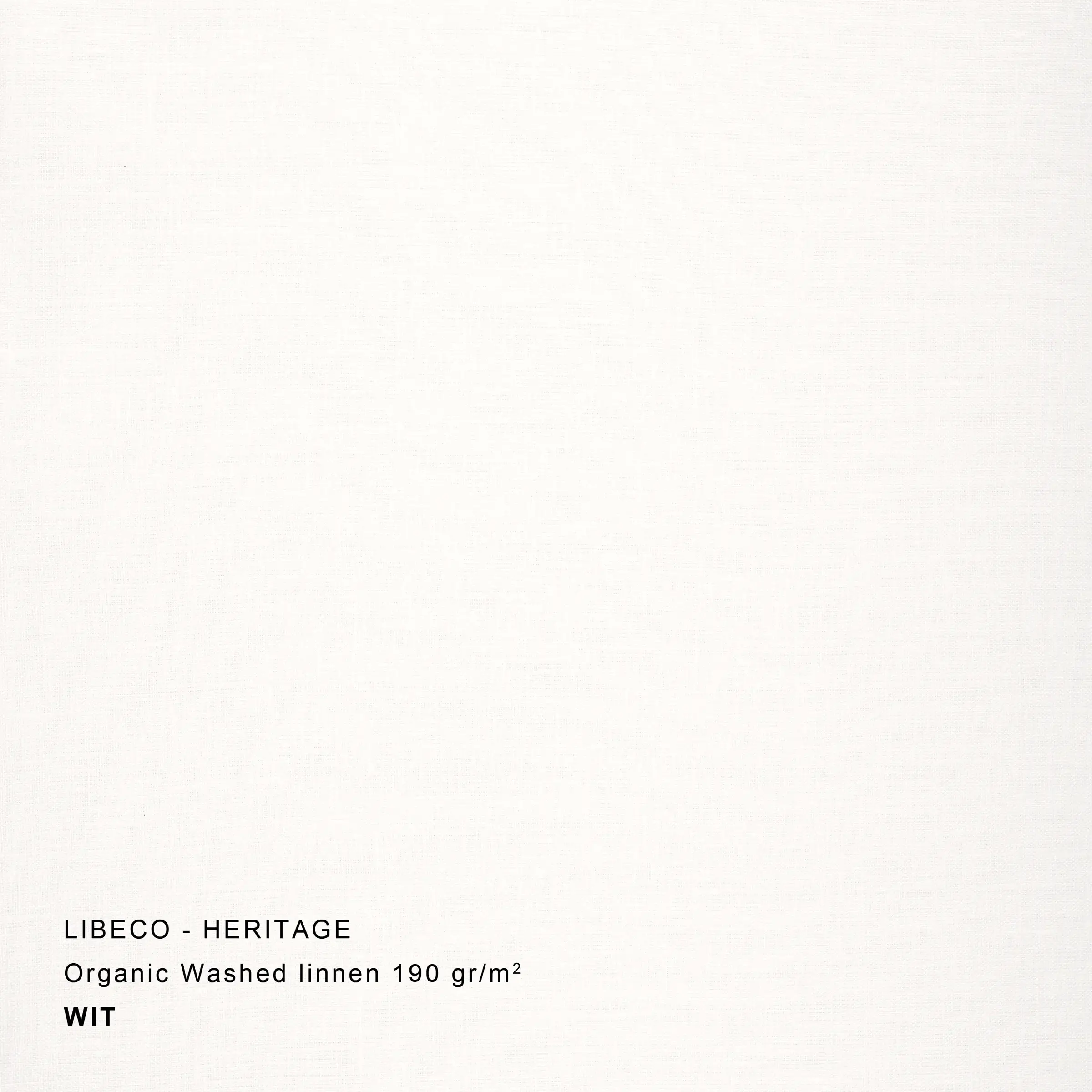 Libeco Hoeslaken Heritage Organic Washed Linnen 190 gr/m2 Wit H33