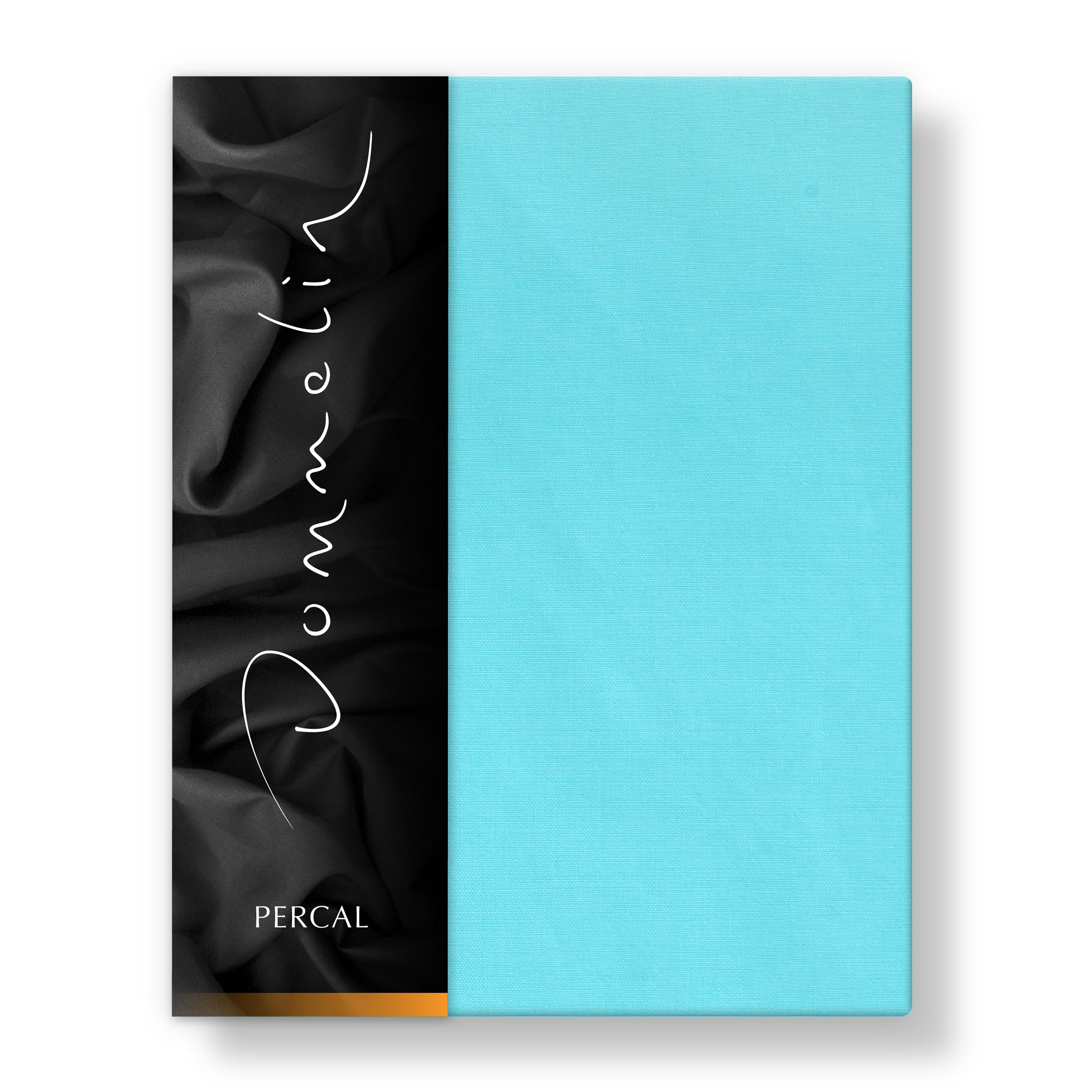 Dommelin Hoeslaken Percal 200TC Aquamarijn