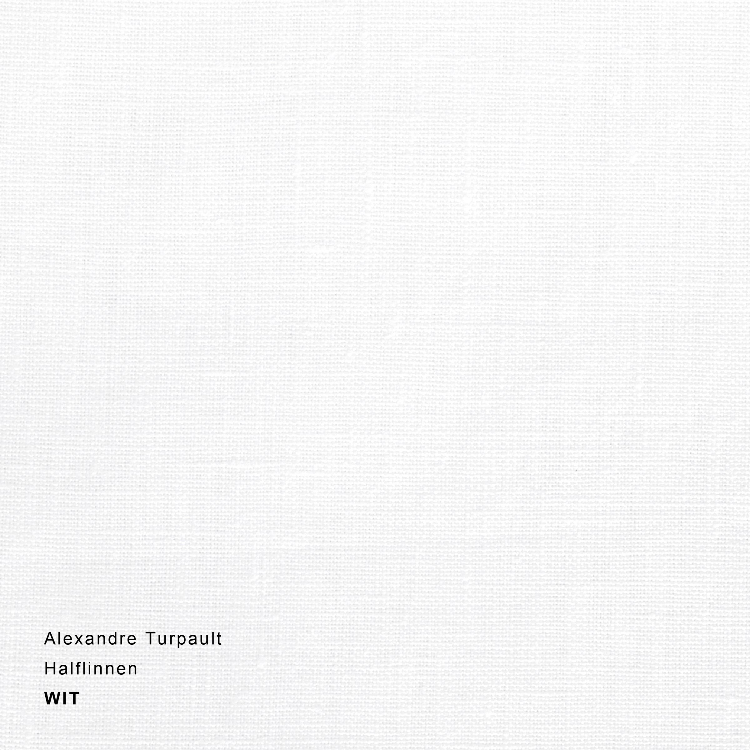 Alexandre Turpault Hoeslaken Ontario Halflinnen Wit