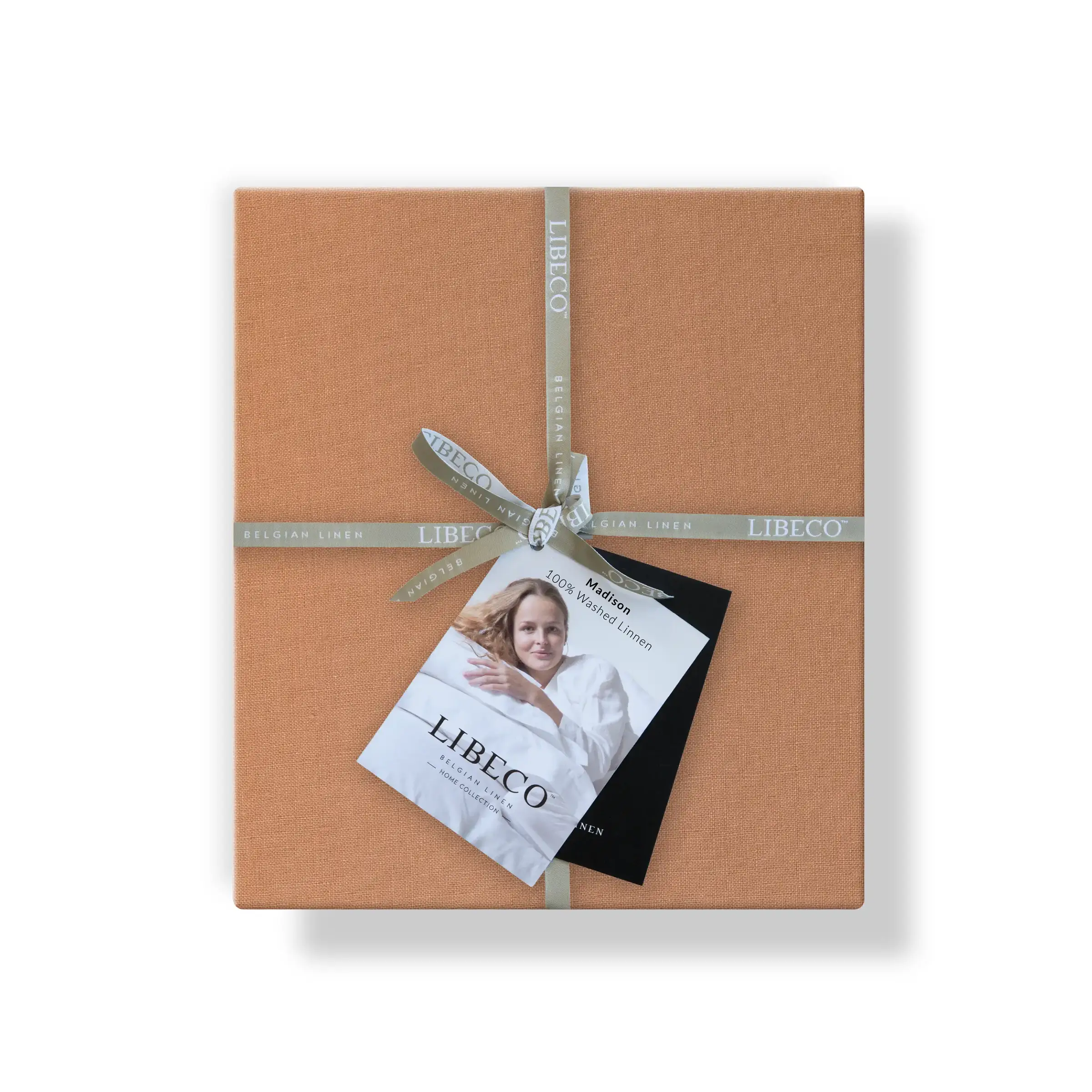 Libeco Kussensloop Madison Washed Linnen 175 gr/m2 Cinnamon