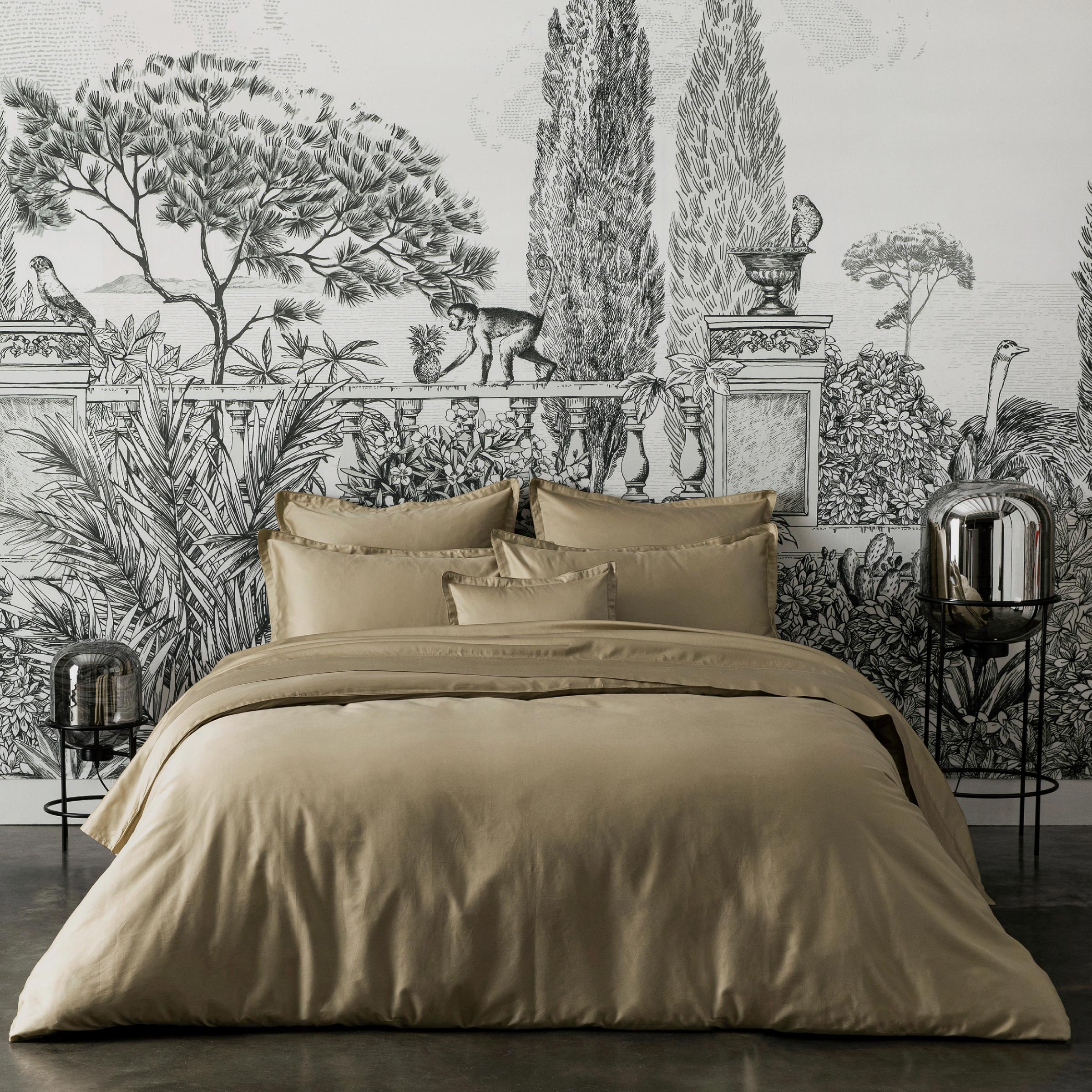 Alexandre Turpault Dekbedovertrek Teophile Organic Satijn 300TC Desert