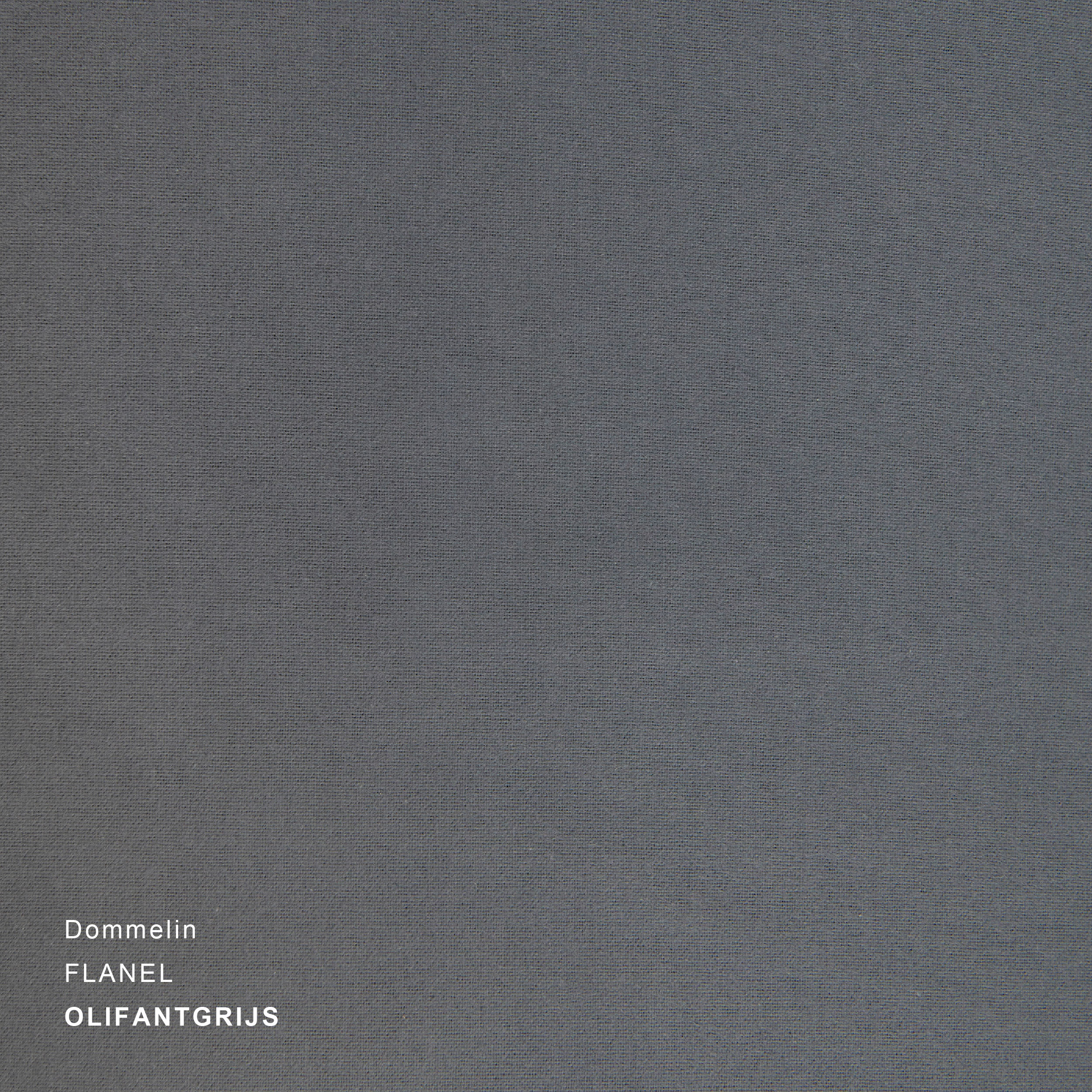 Dommelin Dekbedovertrek Set Flanel Olifantgrijs