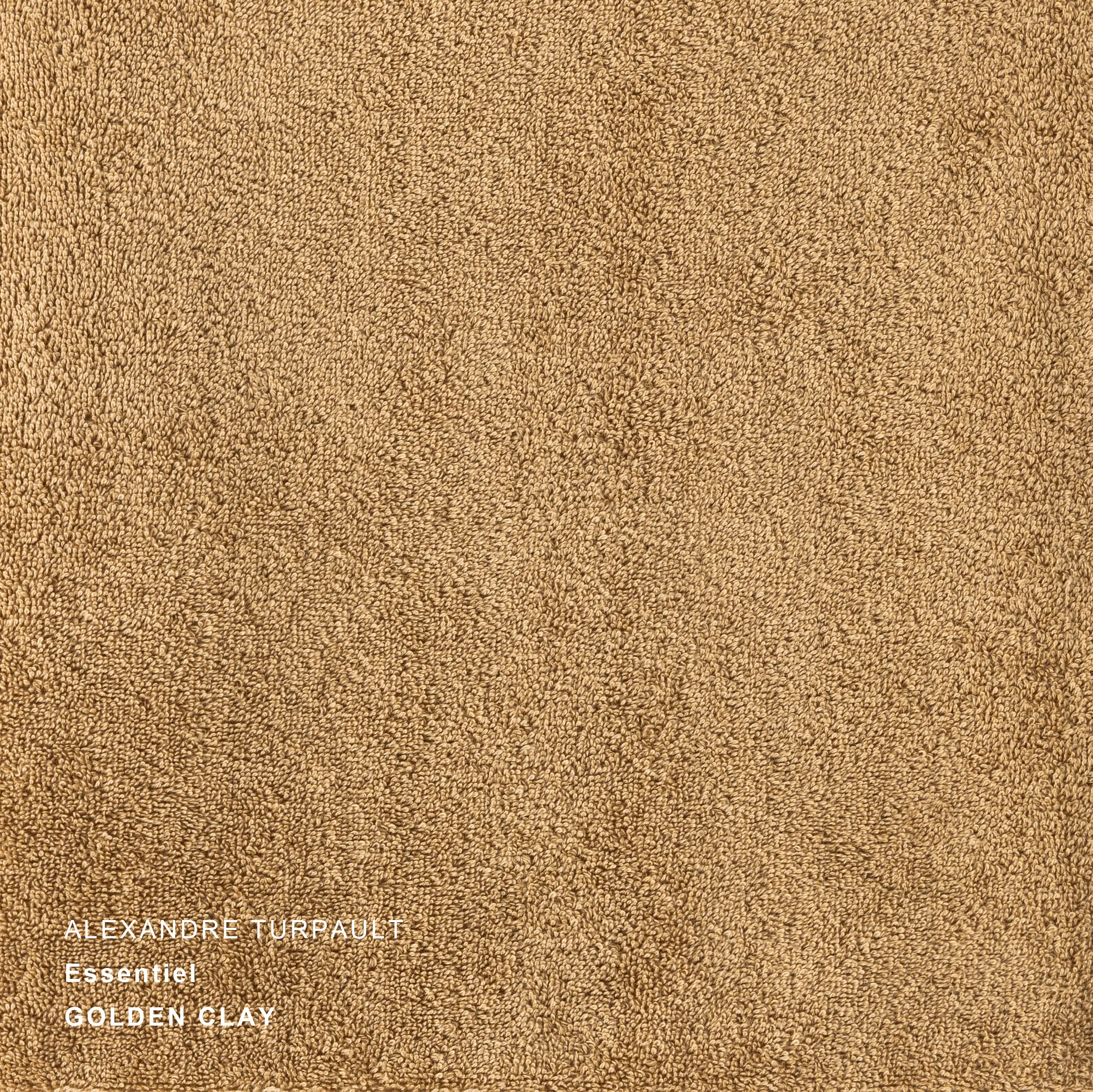Alexandre Turpault Douchelaken Essentiel Organic Katoen 650 gr/m2 Golden Clay 70 x 140 cm