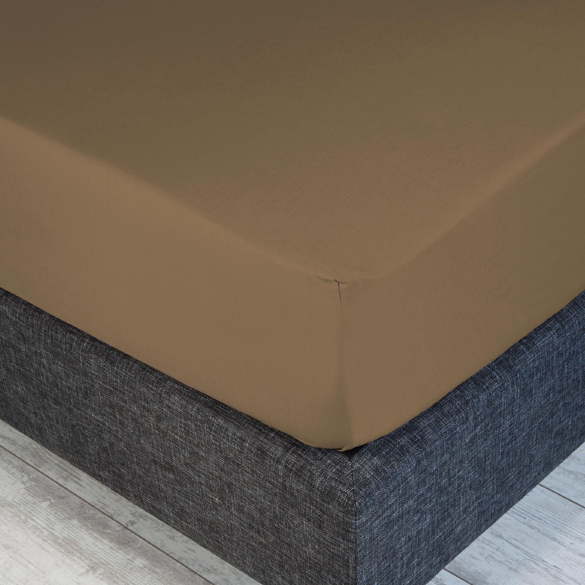 Dommelin Hoeslaken Satijn 300TC Cappuccino