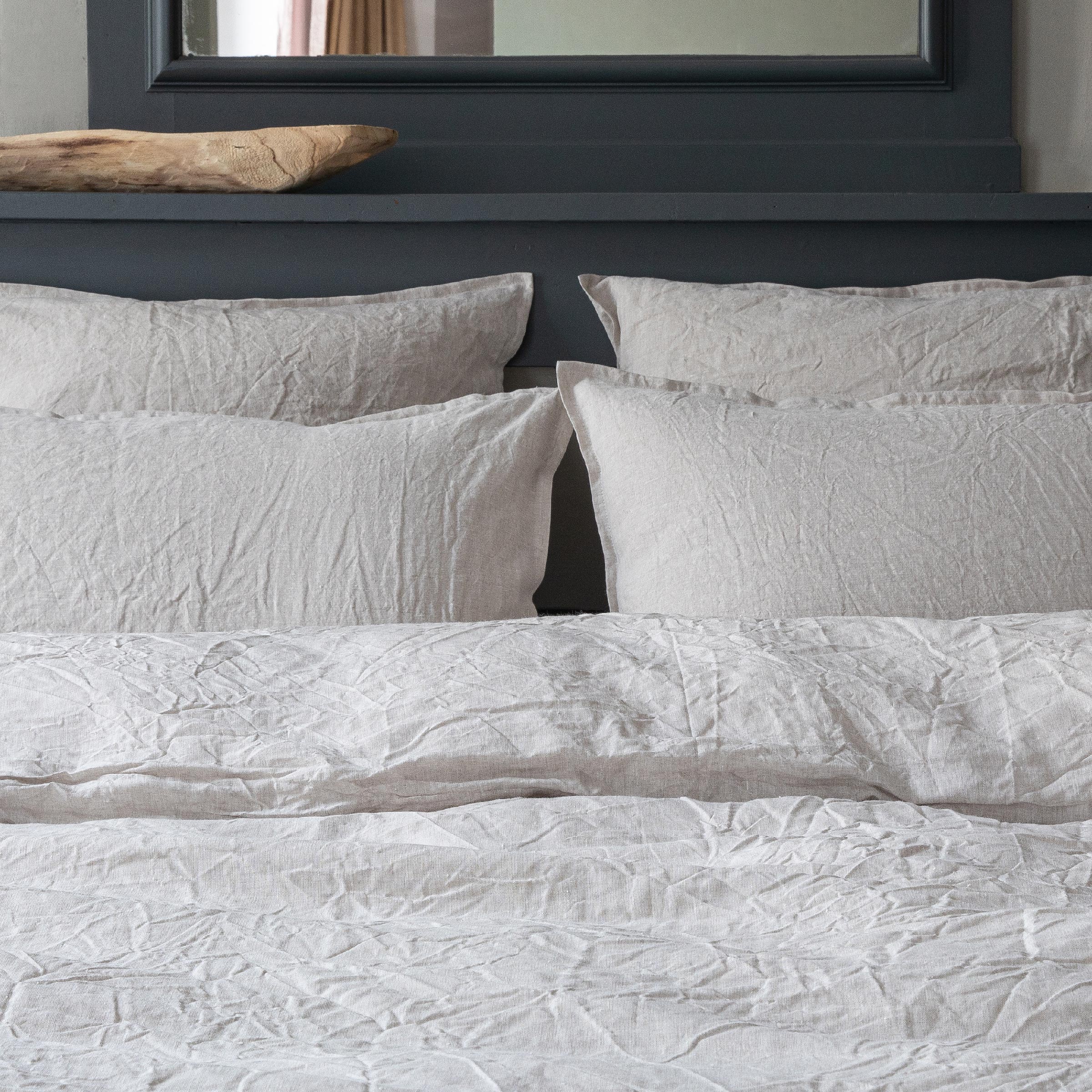 Alexandre Turpault Dekbedovertrek Nouvelle Vague Stonewashed Linnen Natural