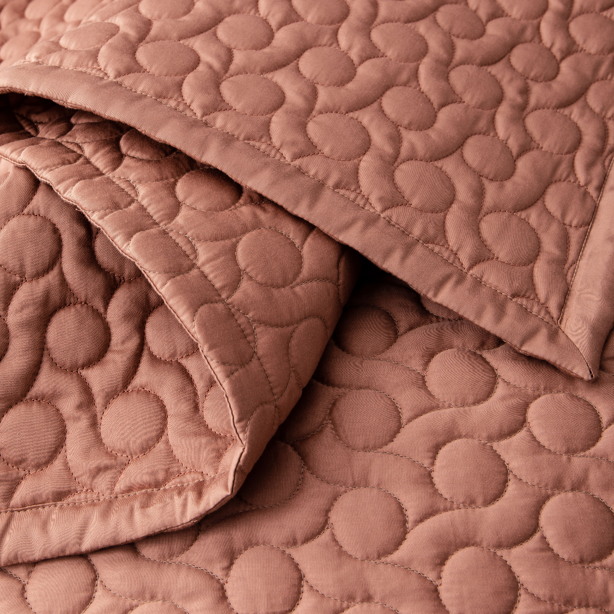 Alexandre Turpault Sprei Poesie Satijn Terracotta 260 x 240 cm