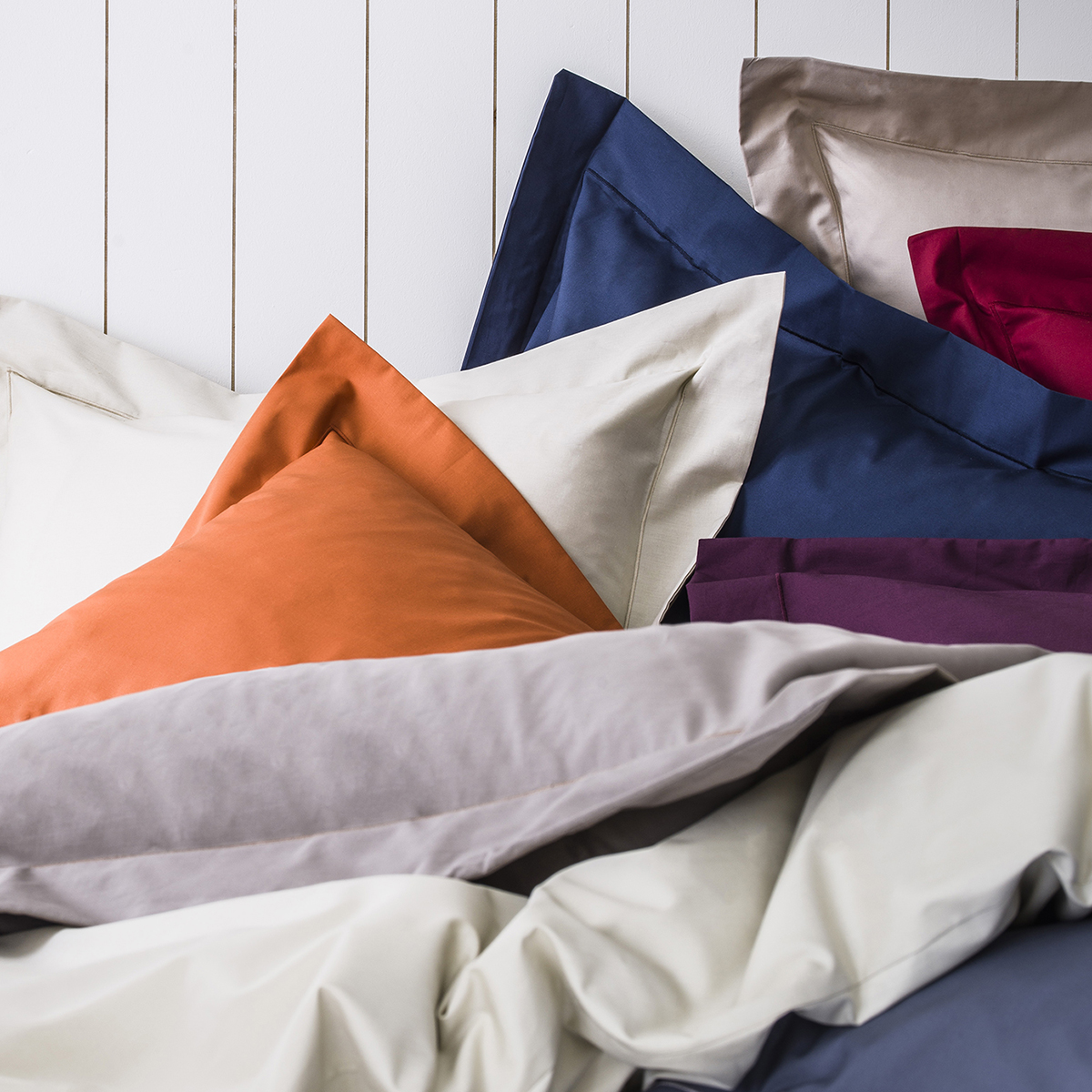 Essix Kussensloop Royal Line Percal 200TC Jonquille 50 x 70 cm