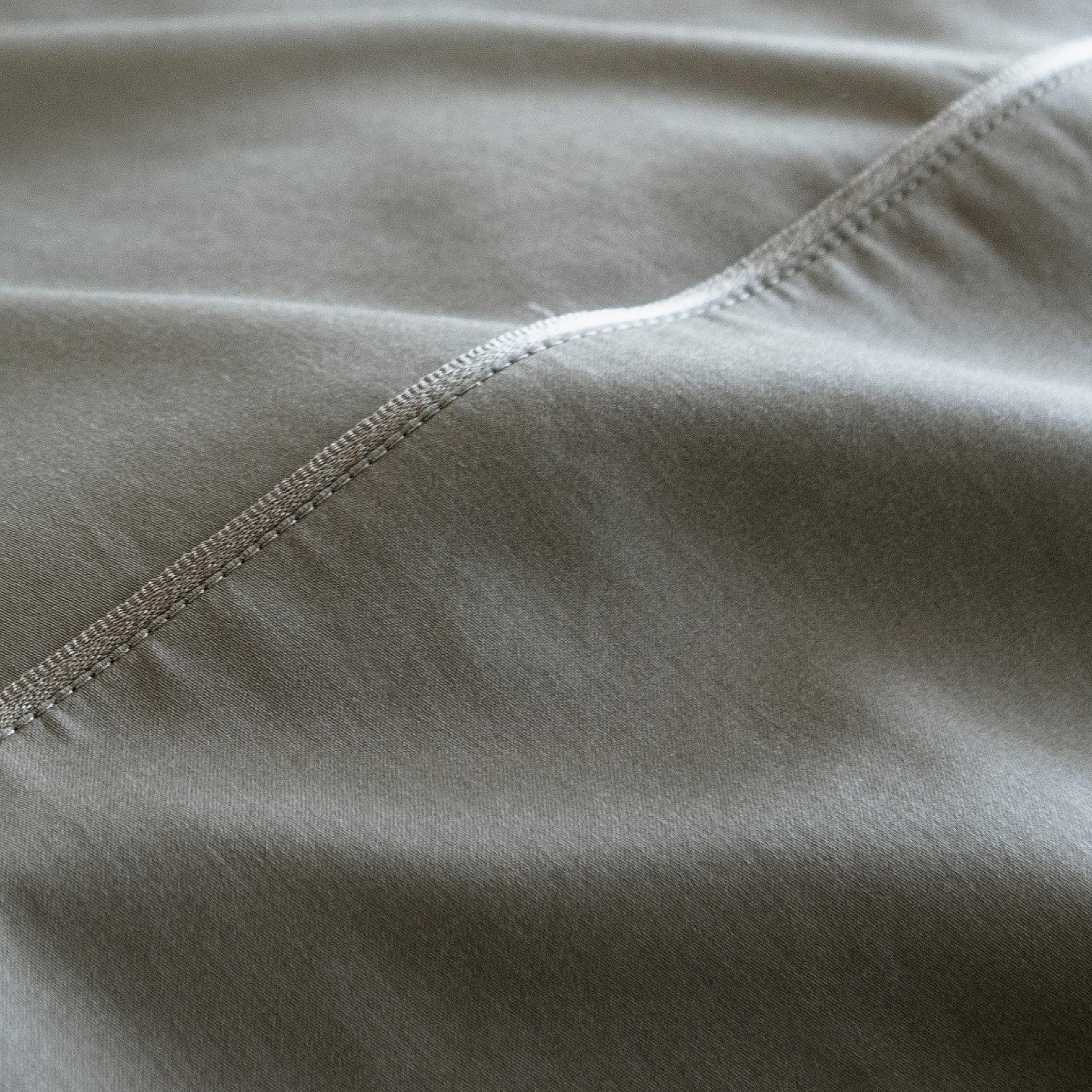 Alexandre Turpault Dekbedovertrek Teophile Organic Satijn 300TC Kaki