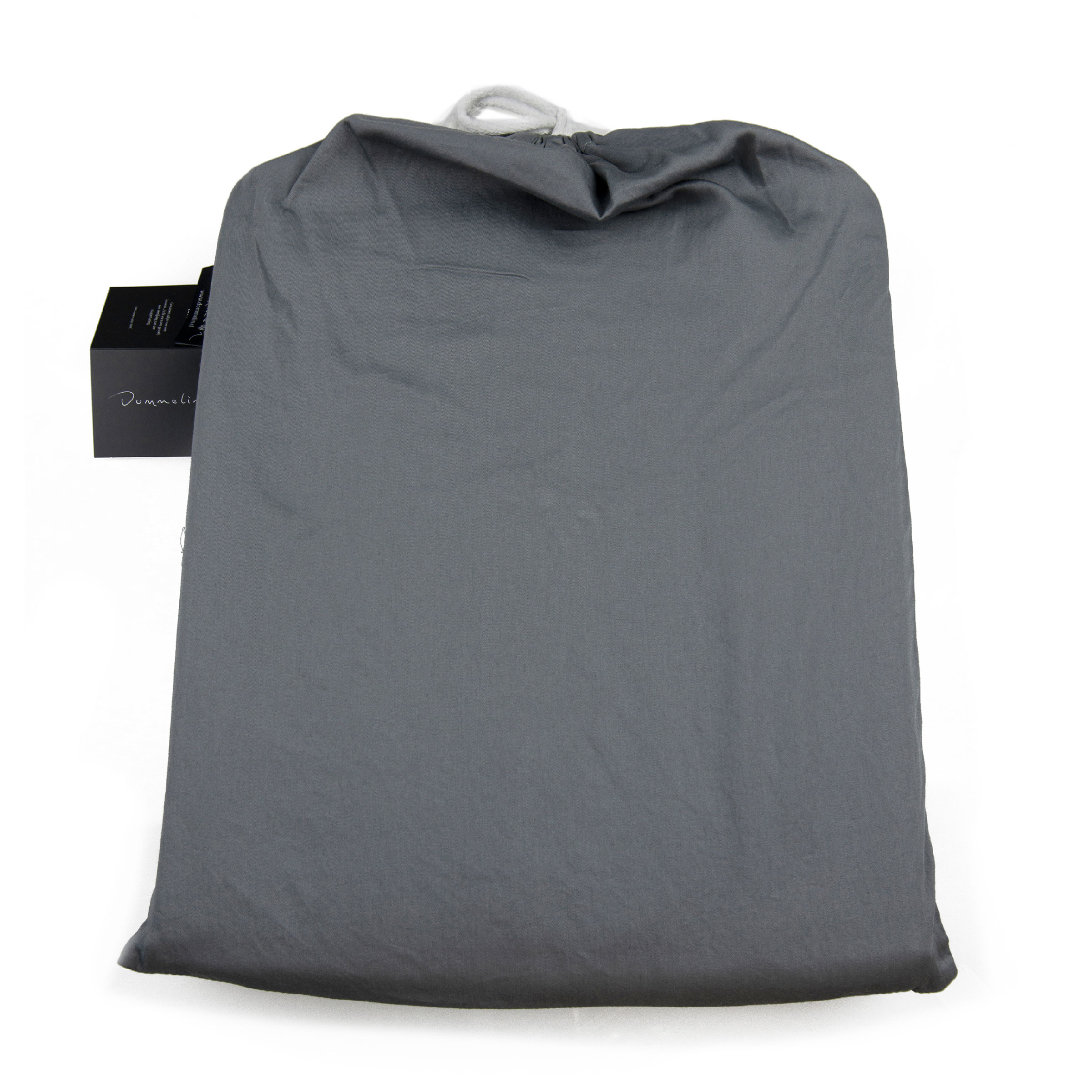 Dommelin Dekbedovertrekset Lavado Stonewashed Satijn 300TC Olifantgrijs