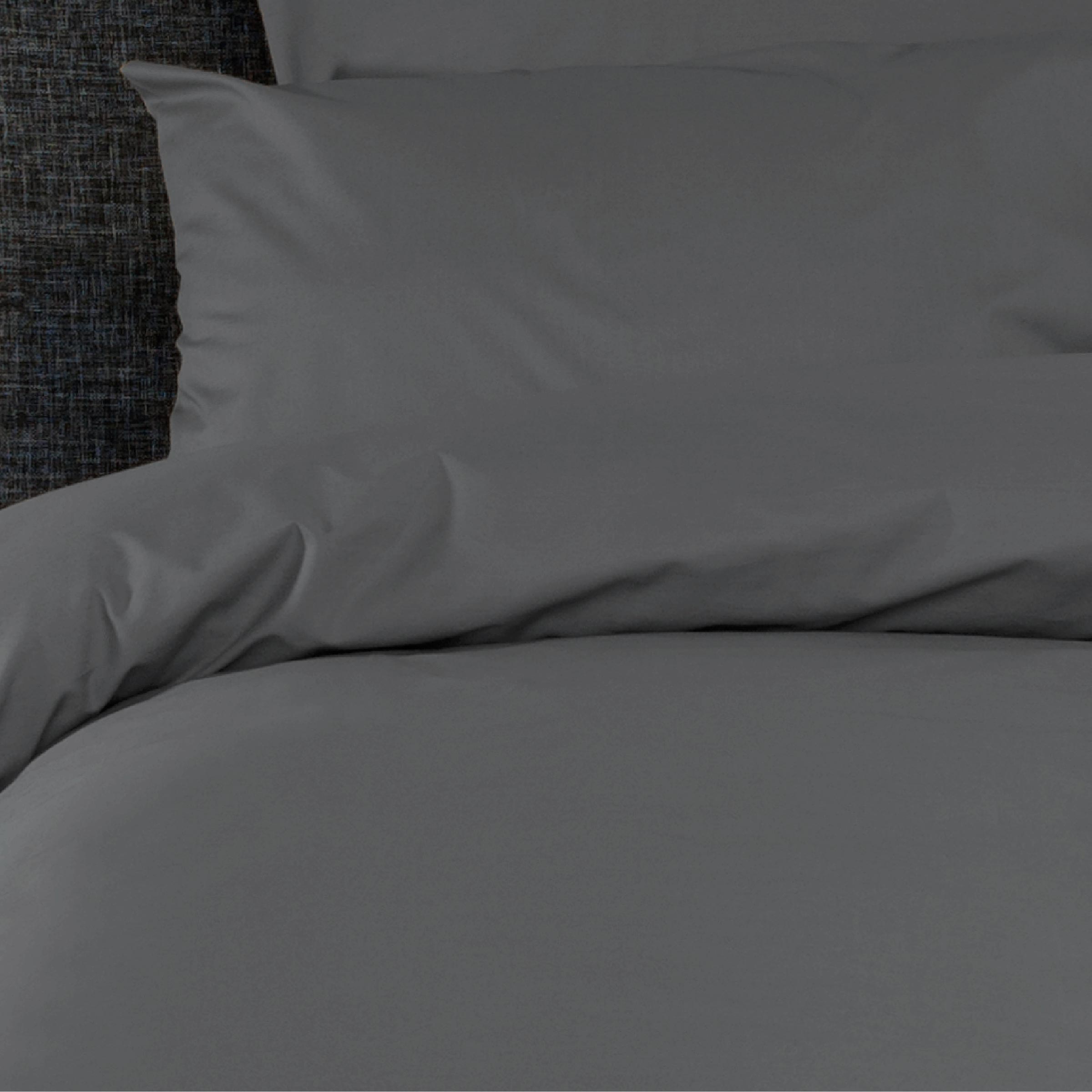 Dommelin Dekbedovertrek Percal 200TC Olifantgrijs