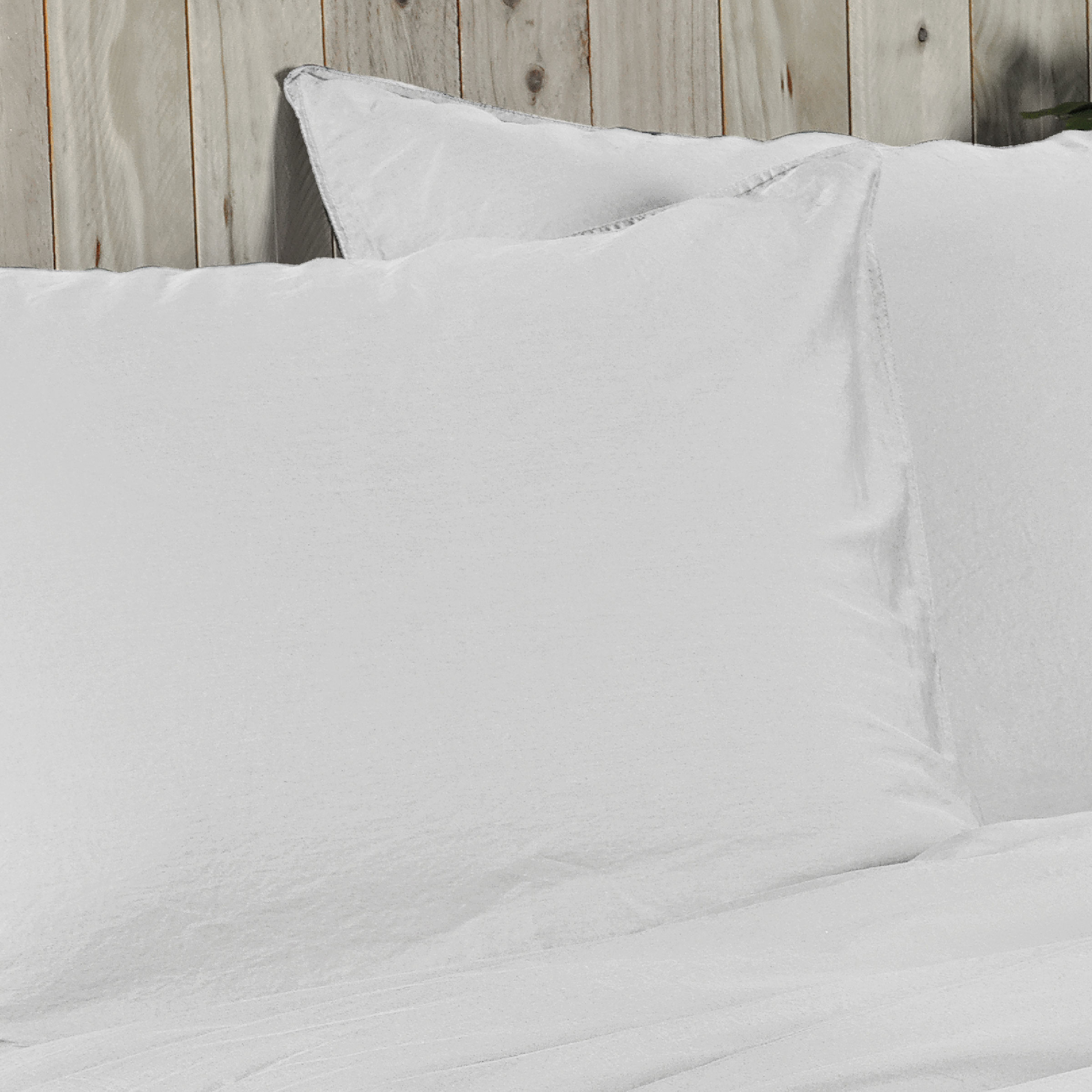 Dommelin Kussensloop Lavado Stonewashed Satijn 300TC Wit 60 x 70 cm