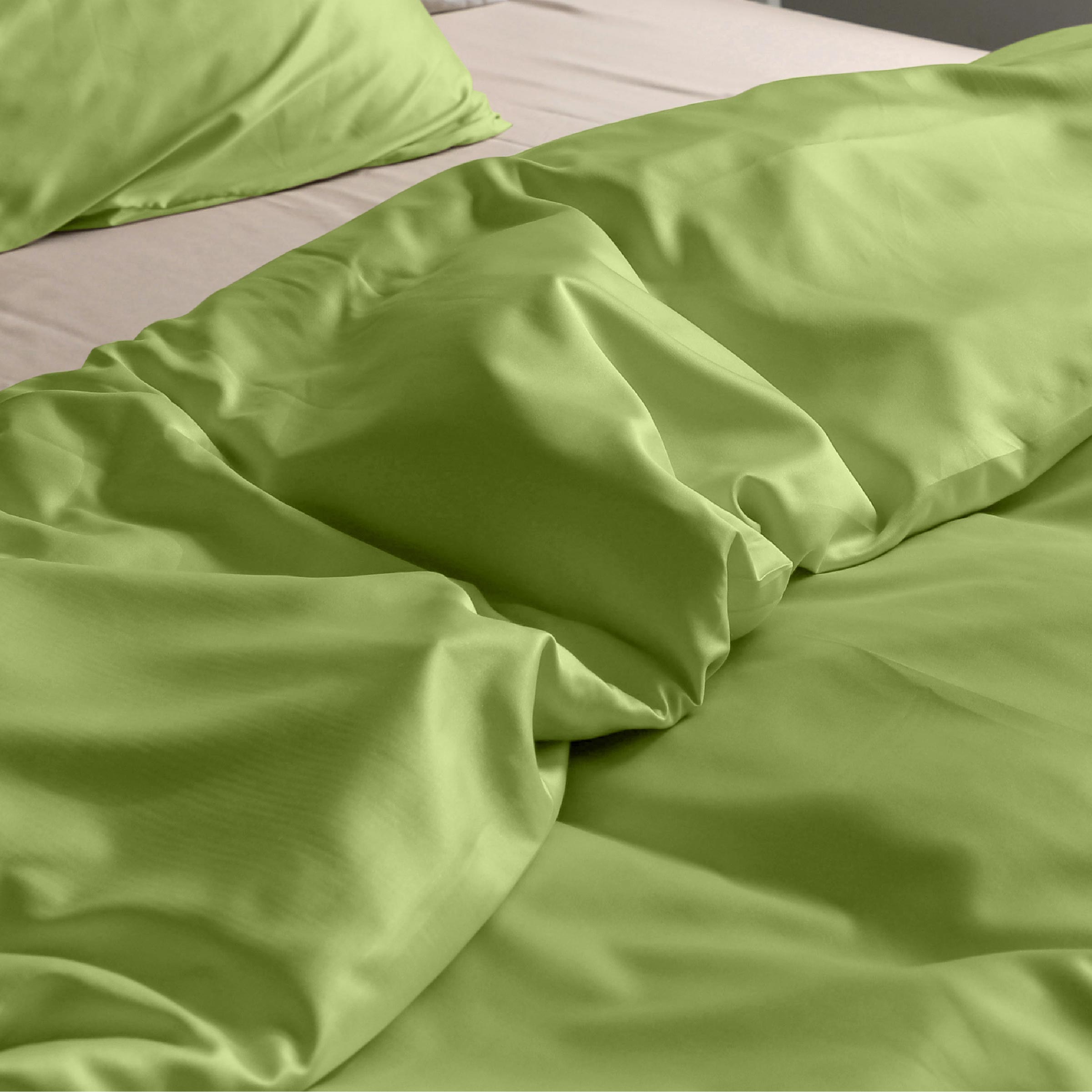 Dommelin Dekbedovertrek Set Satijn 300TC Groen