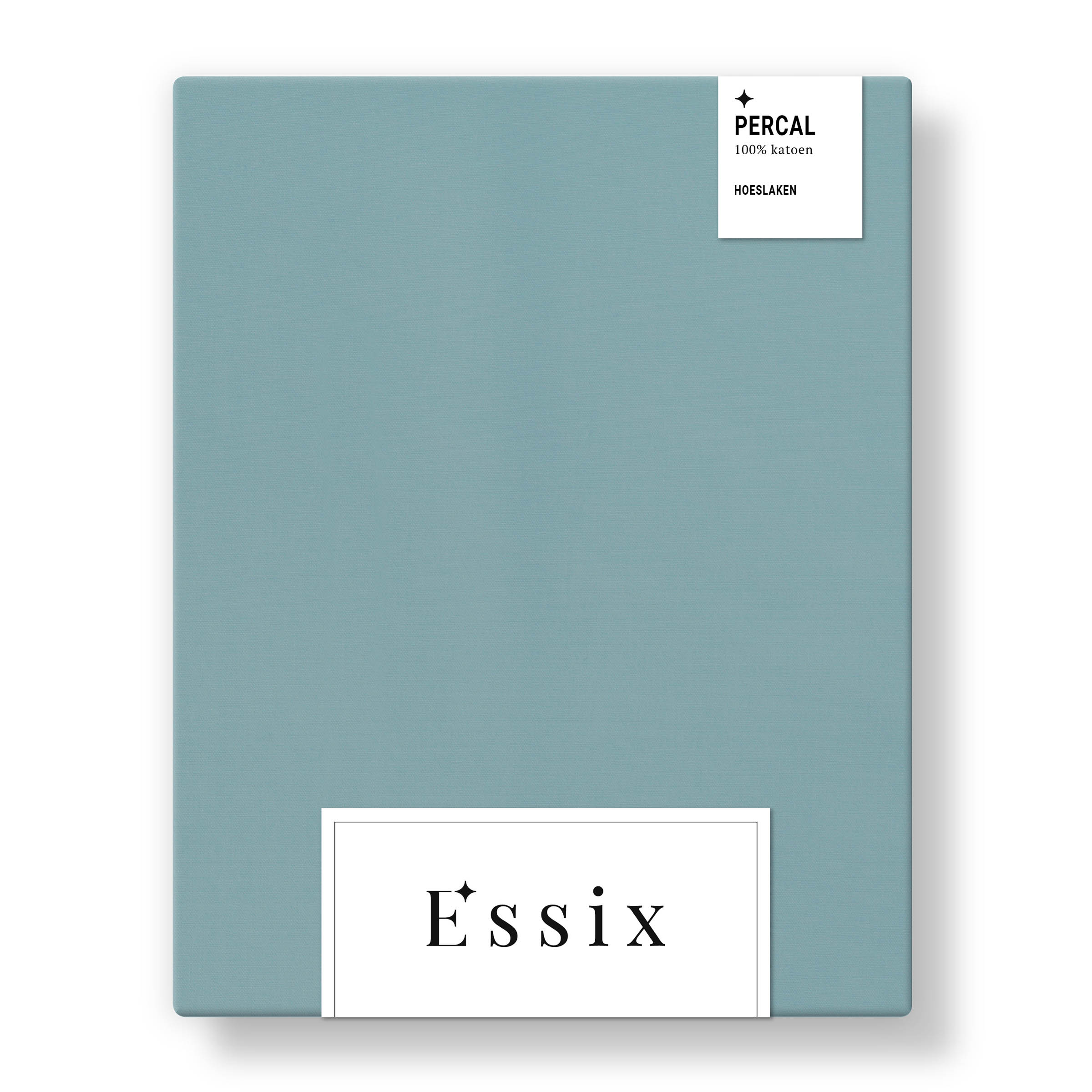 Essix Hoeslaken Premiere Percal 200TC Bleu Glacier