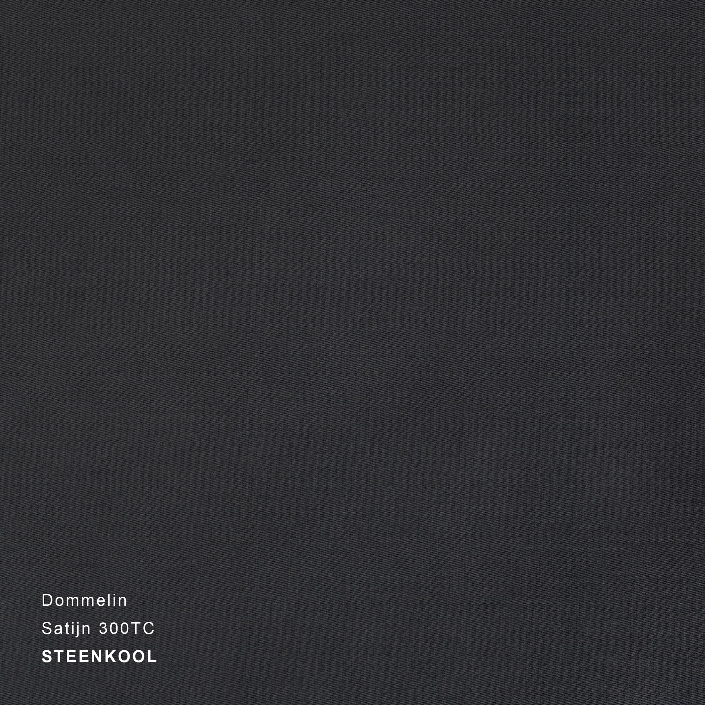 Dommelin Dekbedovertrek Set Satijn 300TC Steenkool 