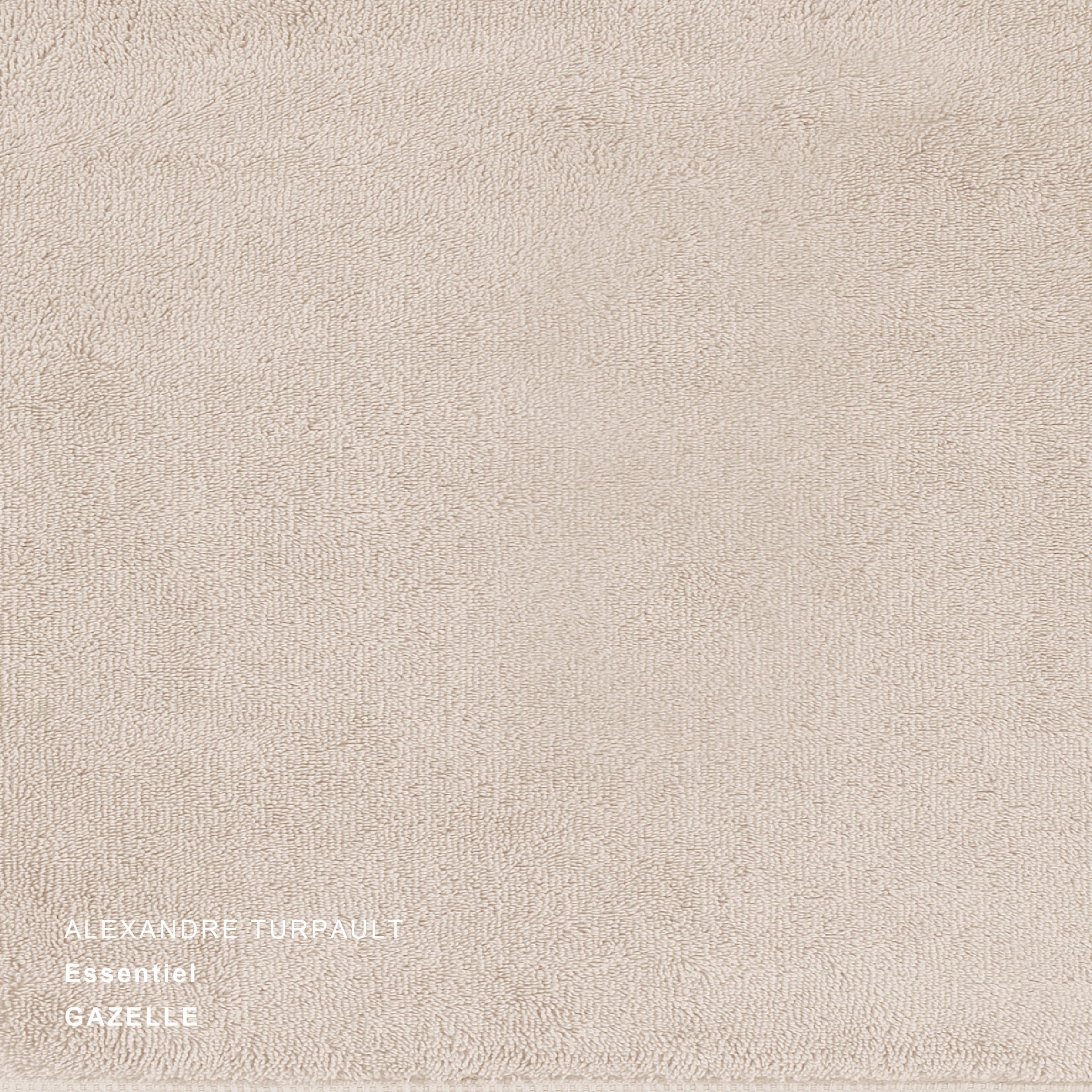 Alexandre Turpault Douchelaken Essentiel Organic Katoen 650 gr/m2 Gazelle 70 x 140 cm