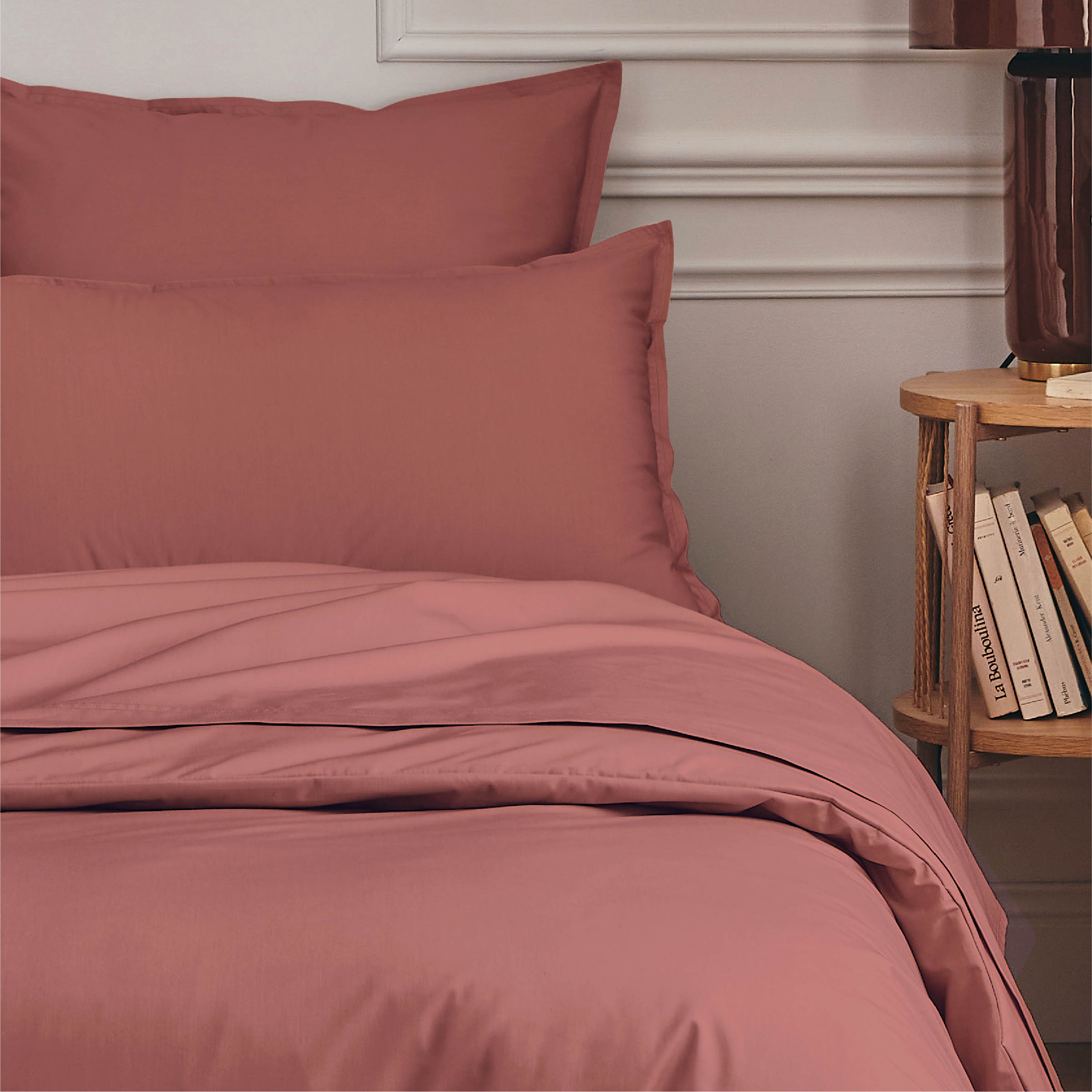 Essix Dekbedovertrek Set Premiere Percal 200TC Boise de Rose 