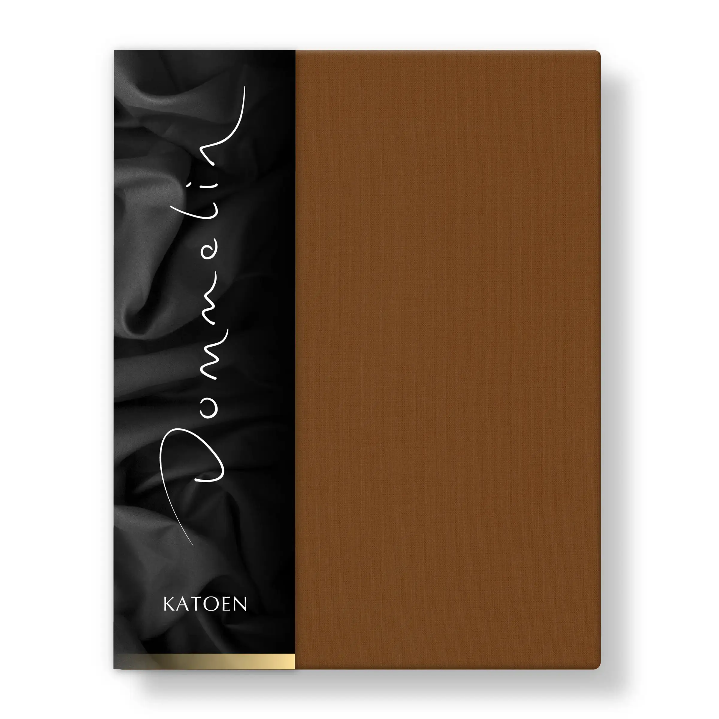 Dommelin Topper Hoeslaken Katoen 180TC Kaneel