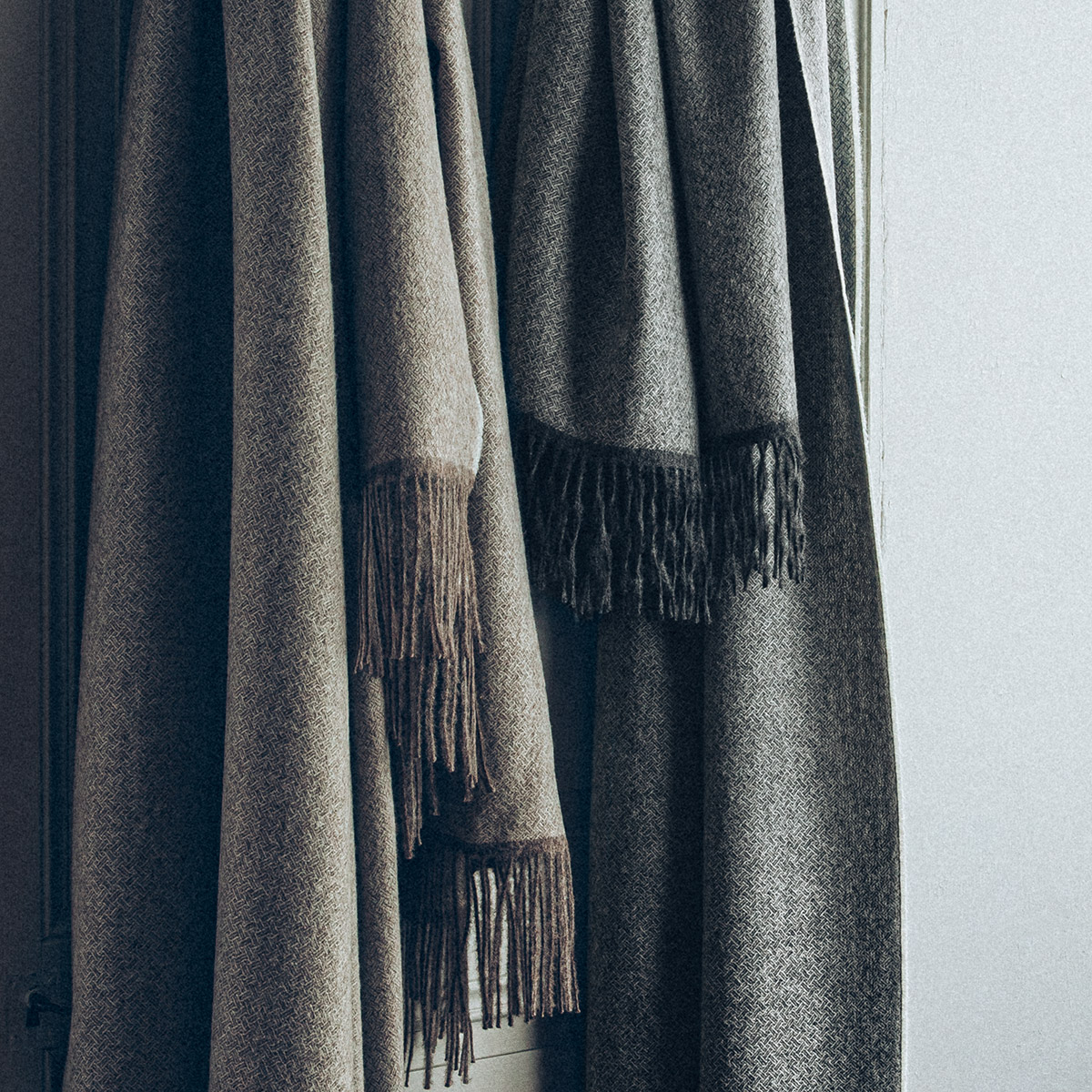 Alexandre Turpault Plaid Nomade Baby Alpaca Beige 130 x 180 cm