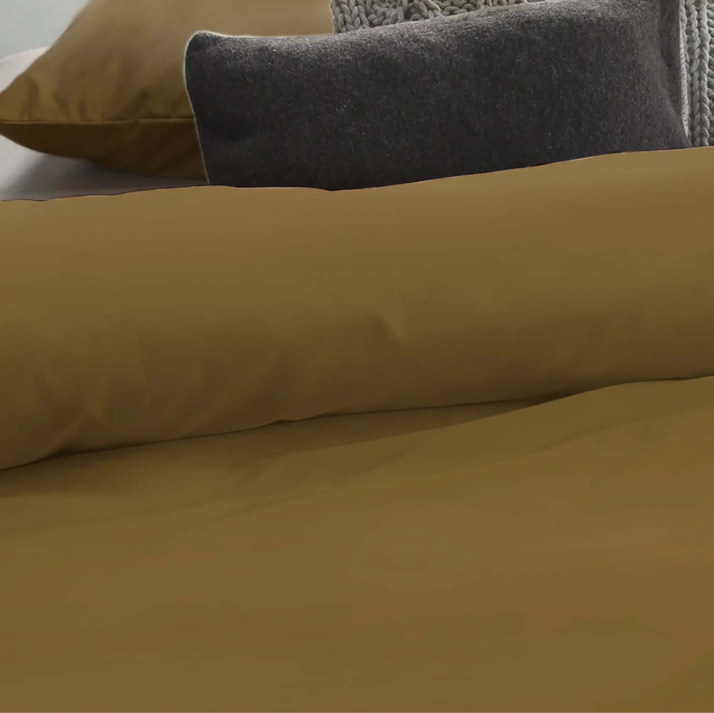 Dommelin Dekbedovertrek Satijn 600TC Saffraan