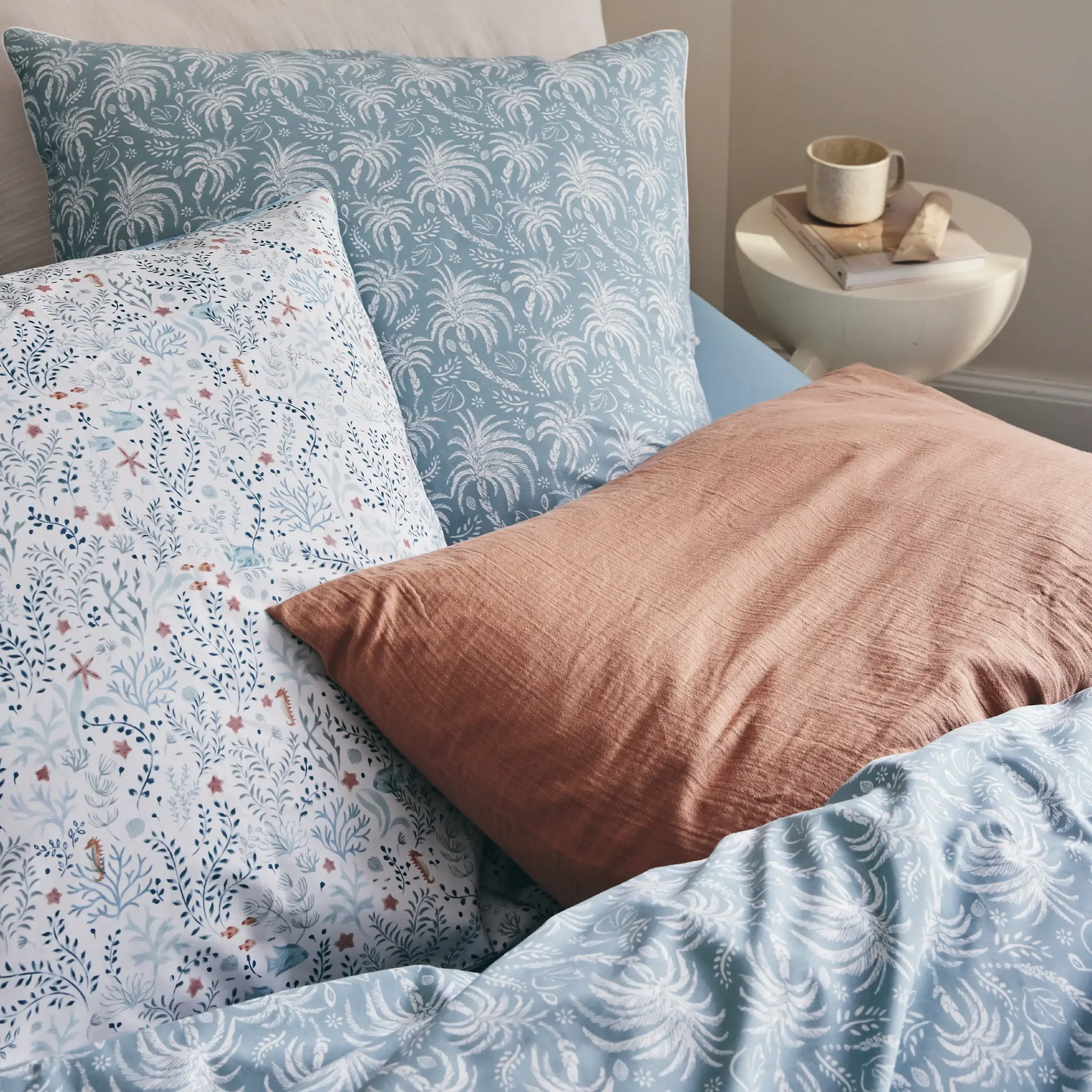 Essix Dekbedovertrek Palma Percal 200TC Multi