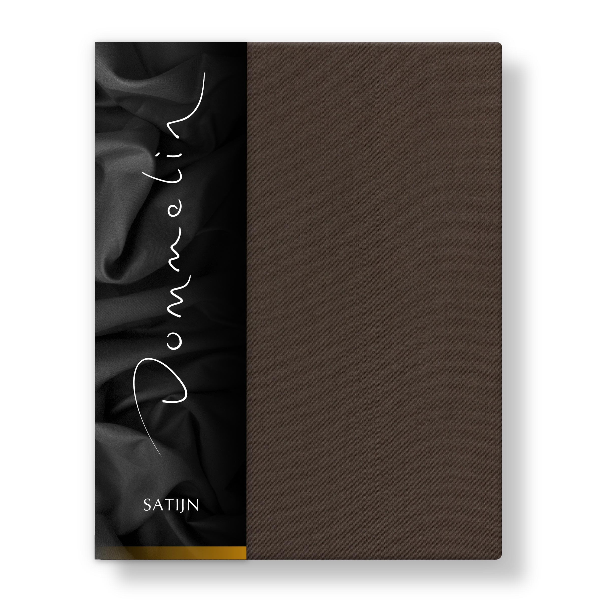 Dommelin Hoeslaken Satijn 300TC Bruin