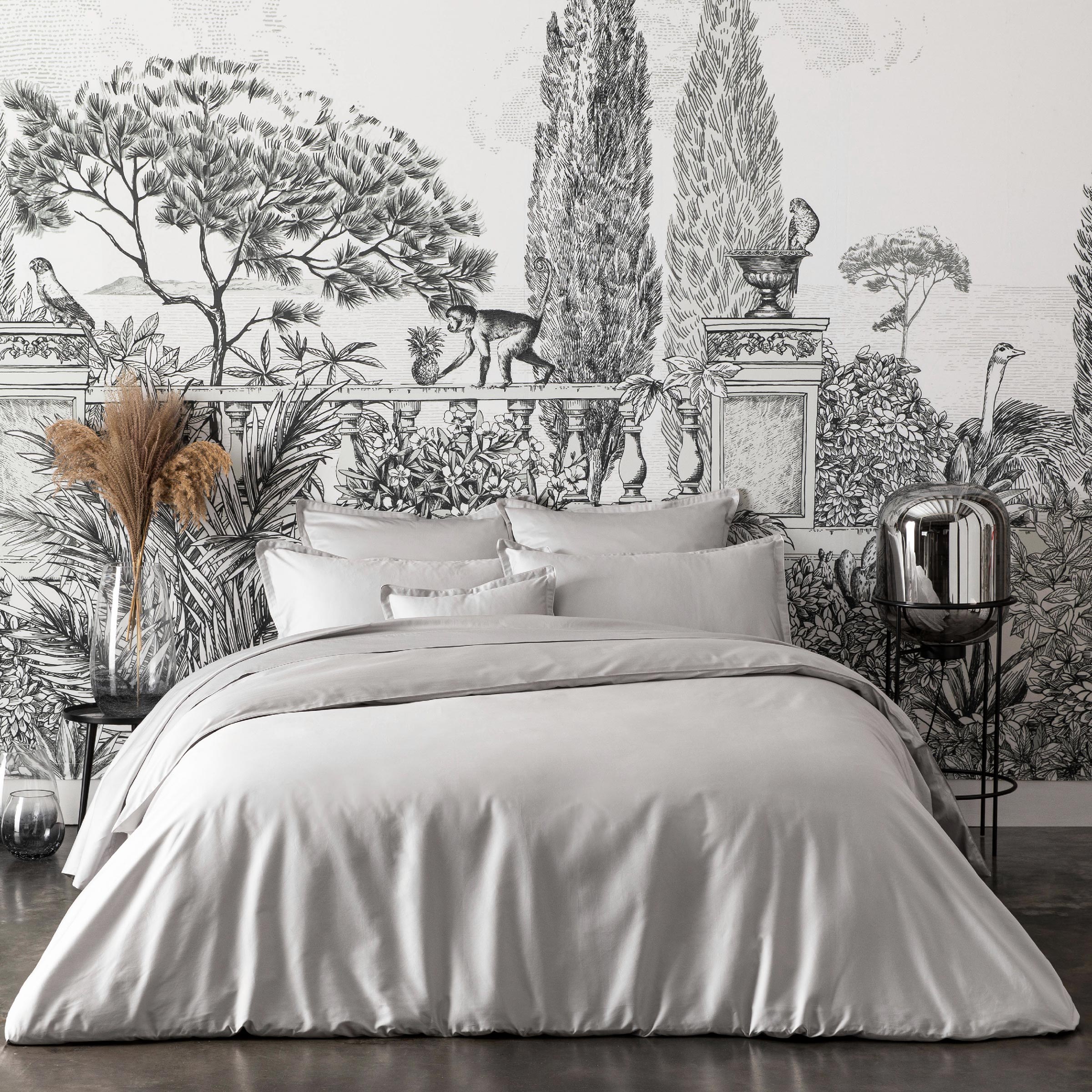 Alexandre Turpault Kussensloop Teophile Organic Satijn 300TC Argent