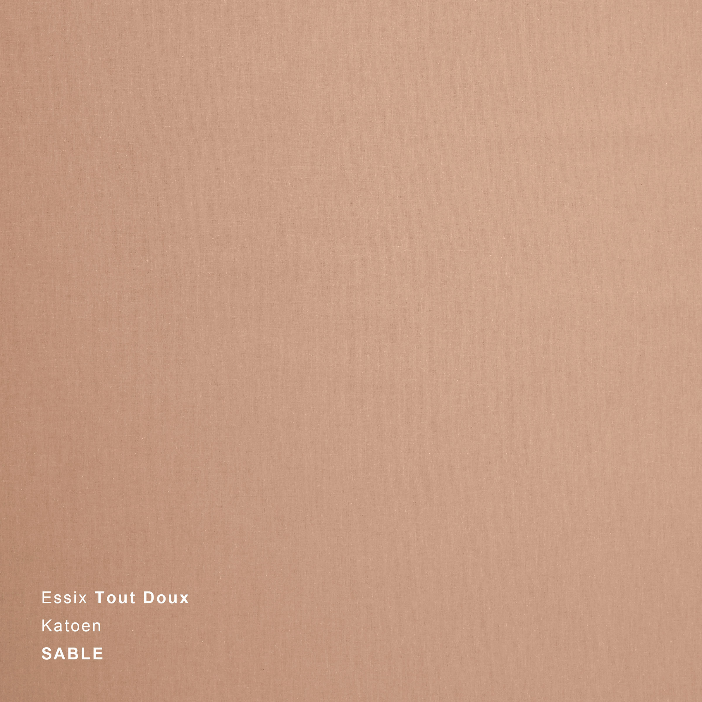 Essix Hoeslaken Tout Doux Katoen 145TC Sable