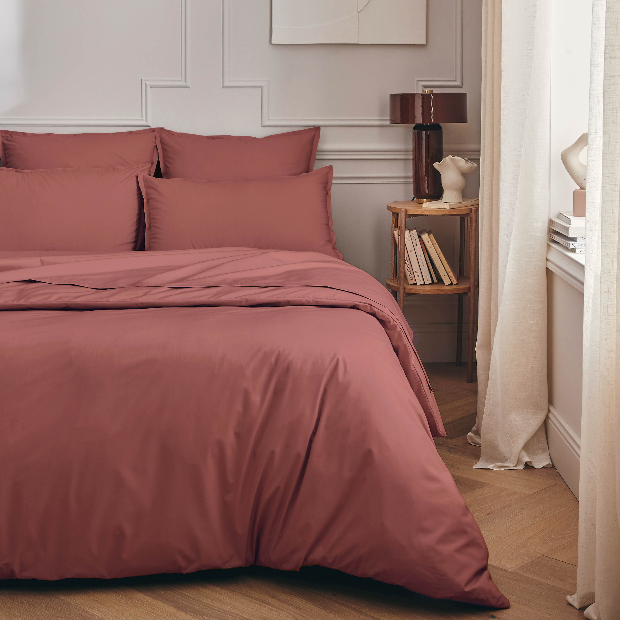 Essix Dekbedovertrek Set Premiere Percal 200TC Boise de Rose 