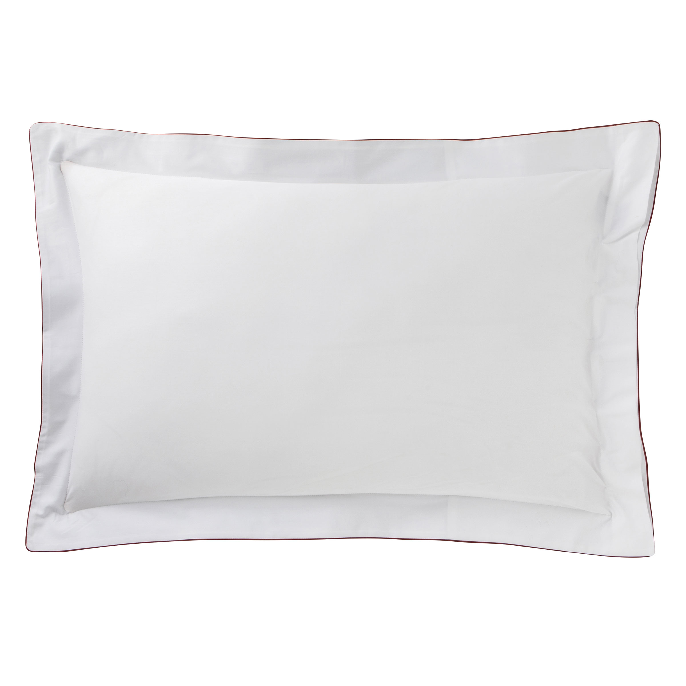 Alexandre Turpault Kussensloop Marceau Organic Satijn 300TC Wit - Marine