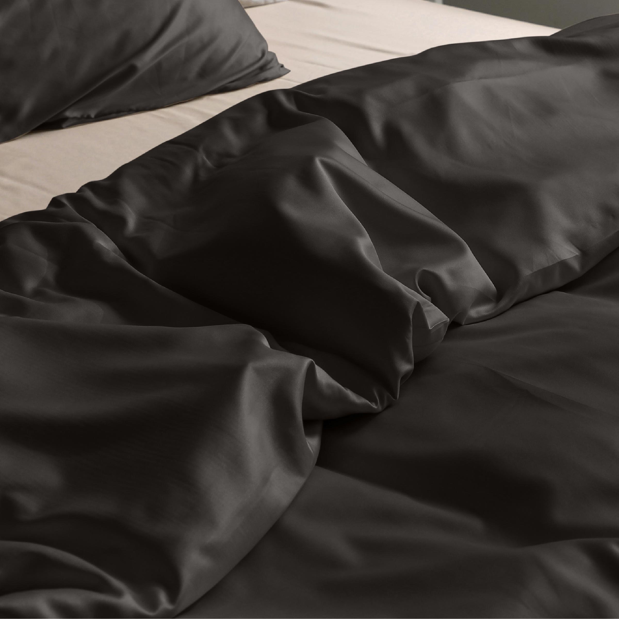 Dommelin Dekbedovertrek Set Satijn 300TC Choco