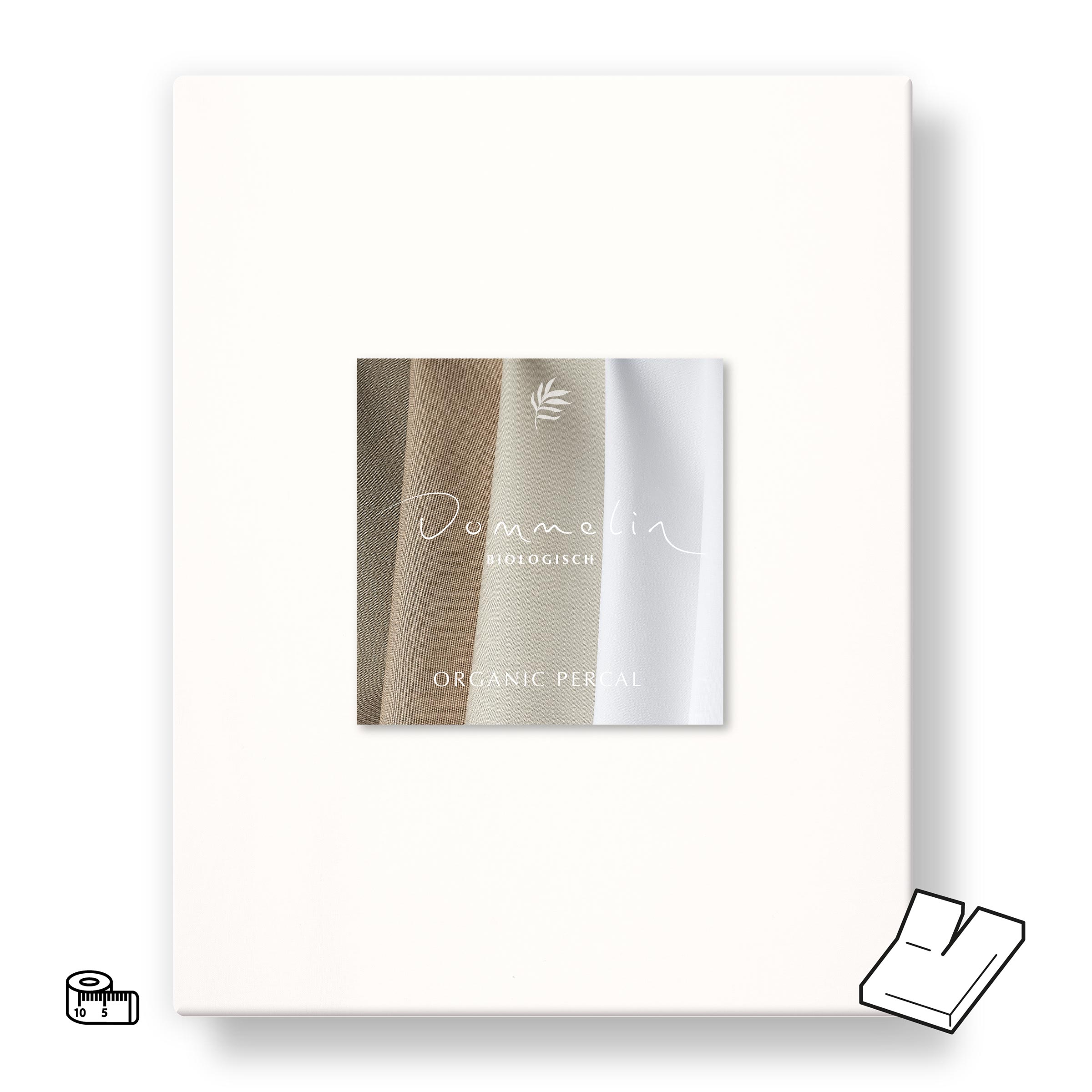 Dommelin Split Hoeslaken op Maat Organic Percal 200TC