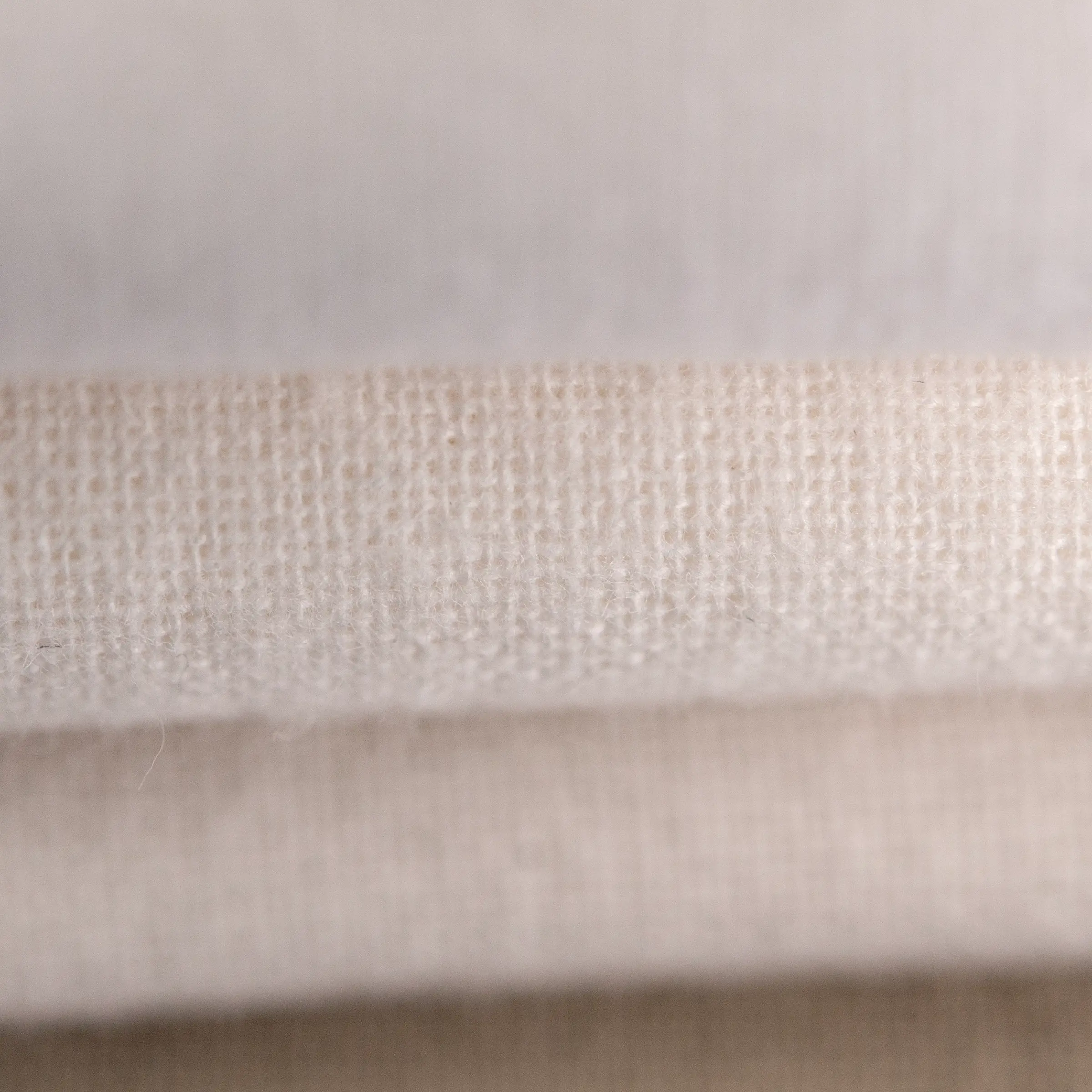 Lysdrap Kussensloop Volant Virgo Flanel 140 gr/m2 Offwhite