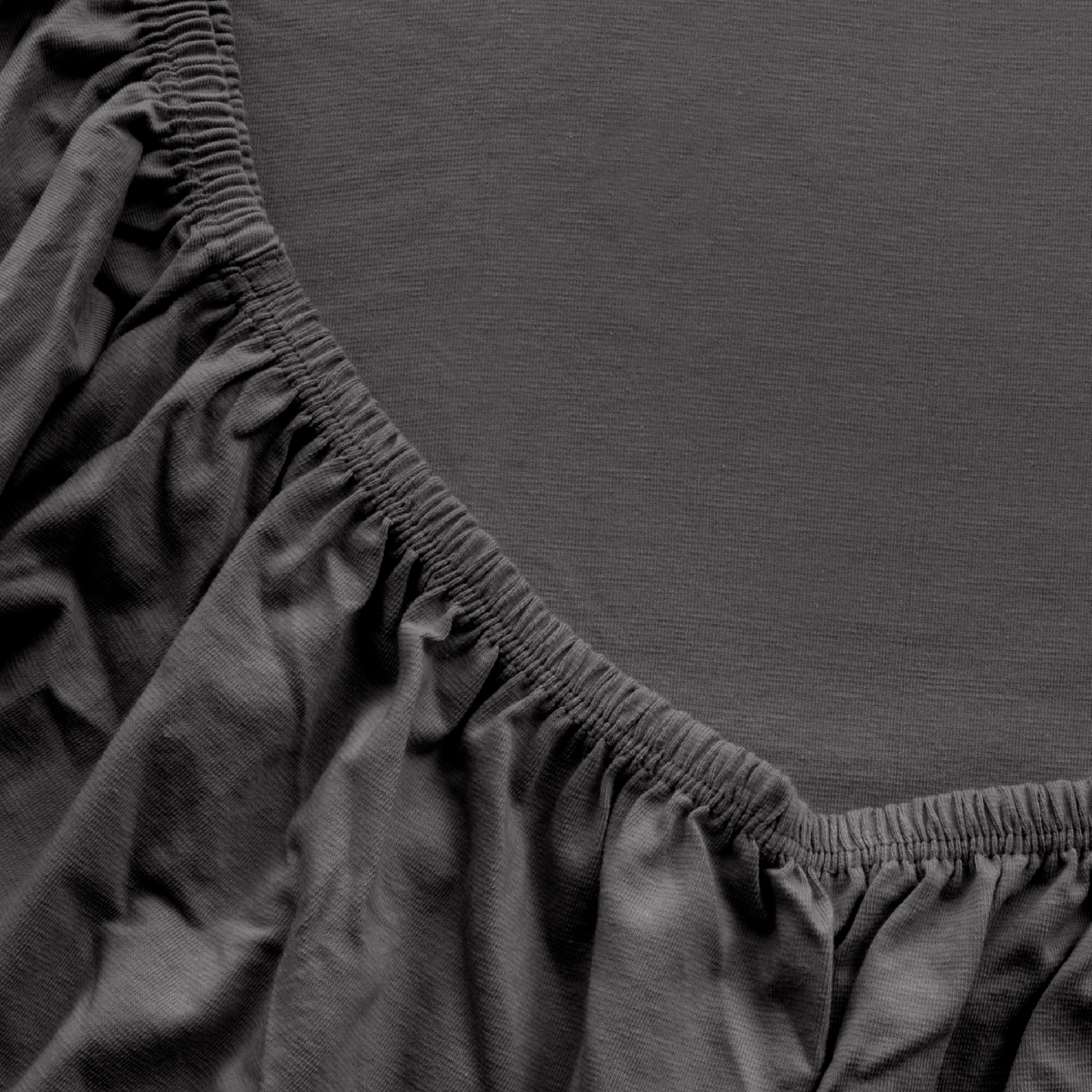 Dommelin Split Hoeslaken Jersey Finest Antraciet  