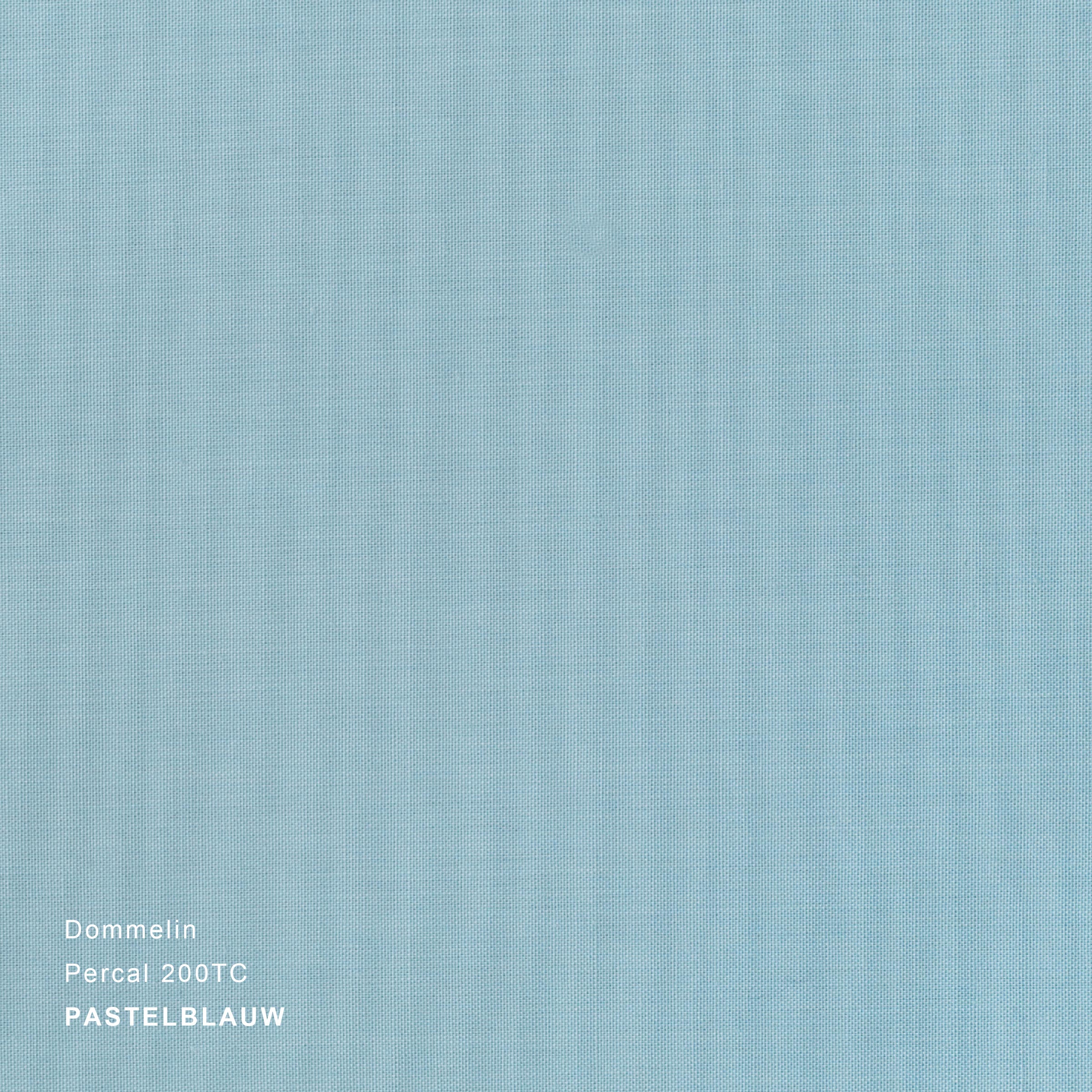 Dommelin Dekbedovertrek Set Percal 200TC Pastelblauw