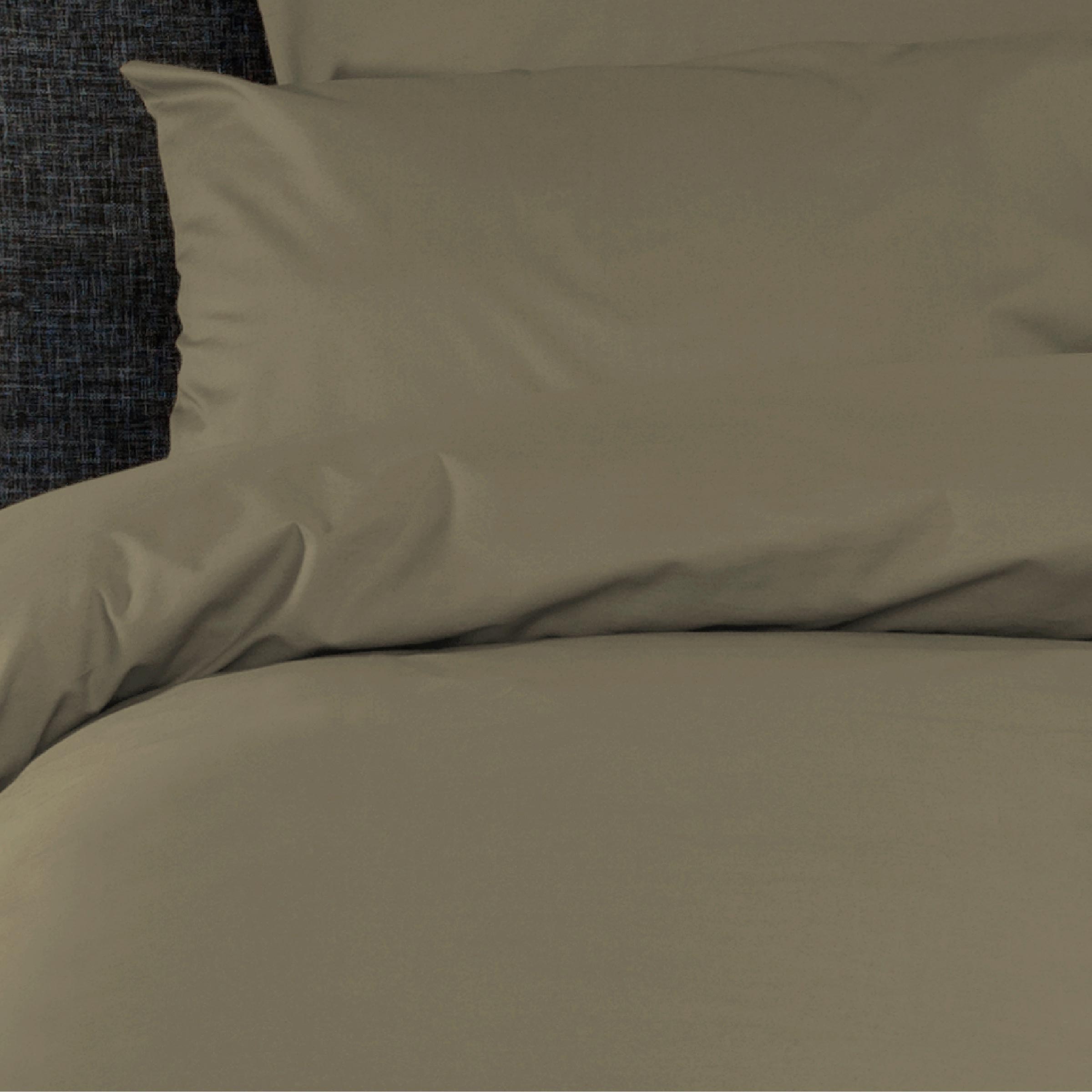 Dommelin Dekbedovertrek Percal 200TC Taupe