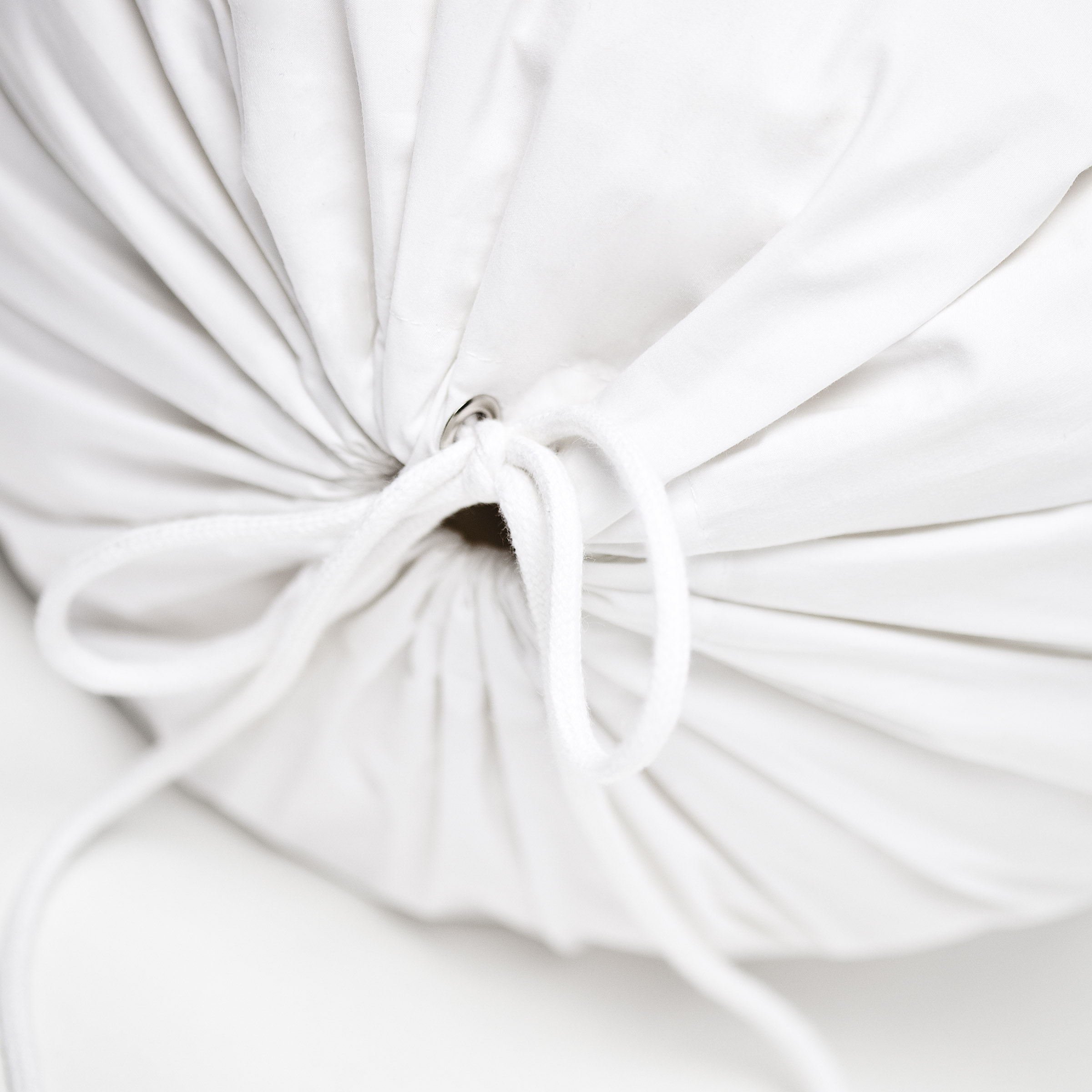 Mrs.Me Rolsloop Cooper Percal 300TC Wit 25 x 90 cm