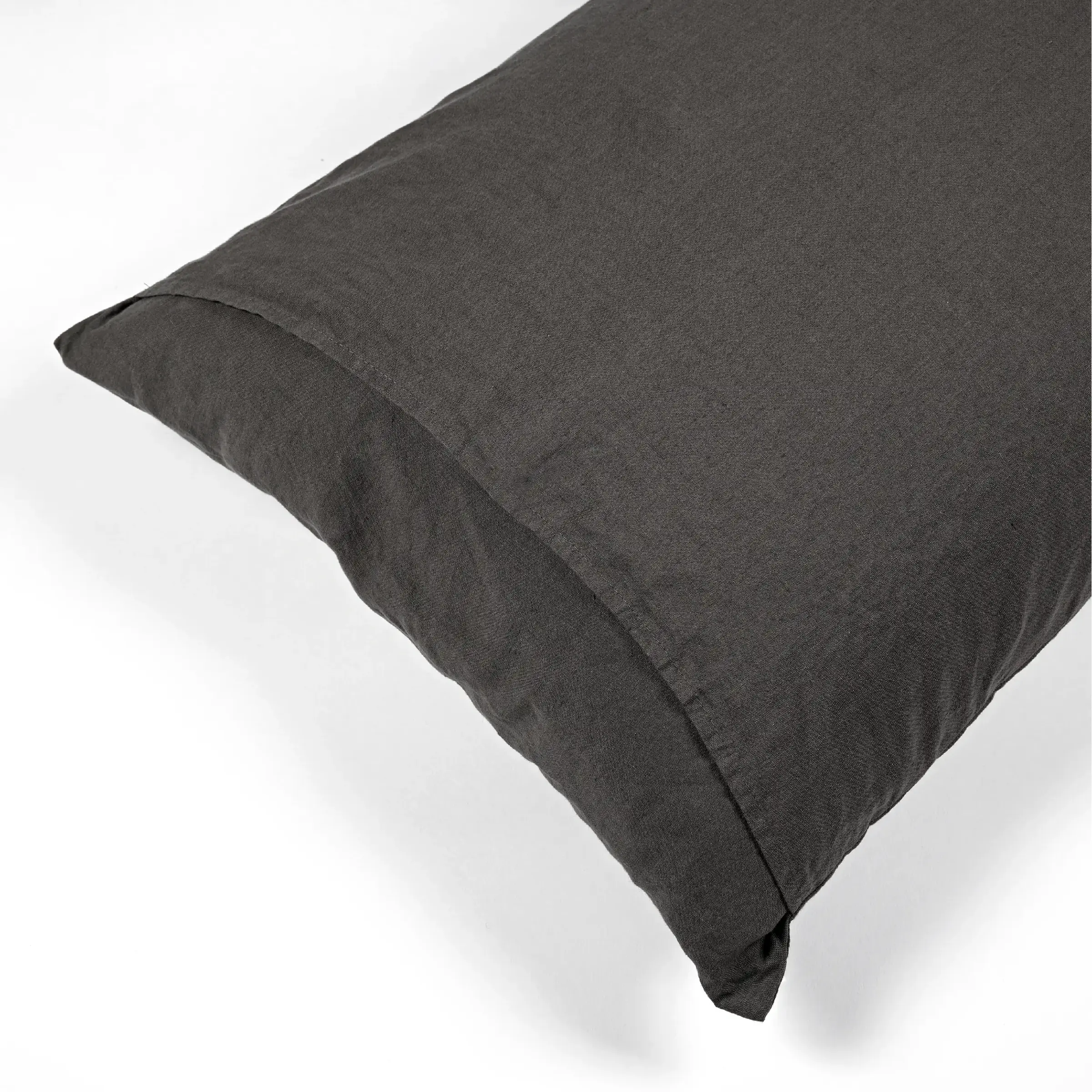 Libeco Kussensloop Madison Washed Linnen 175 gr/m2 Dark Grey