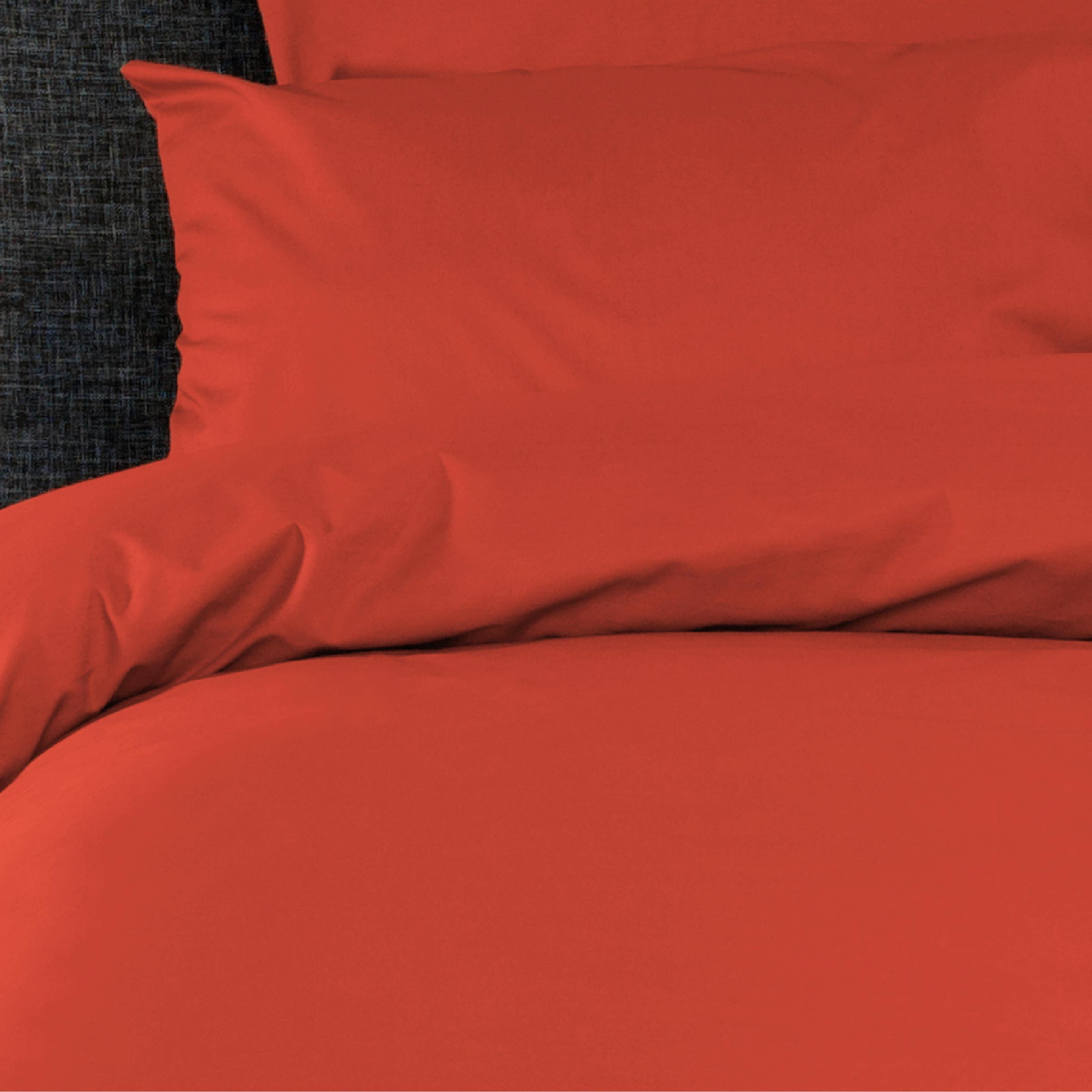 Dommelin Dekbedovertrek Percal 200TC Terracotta