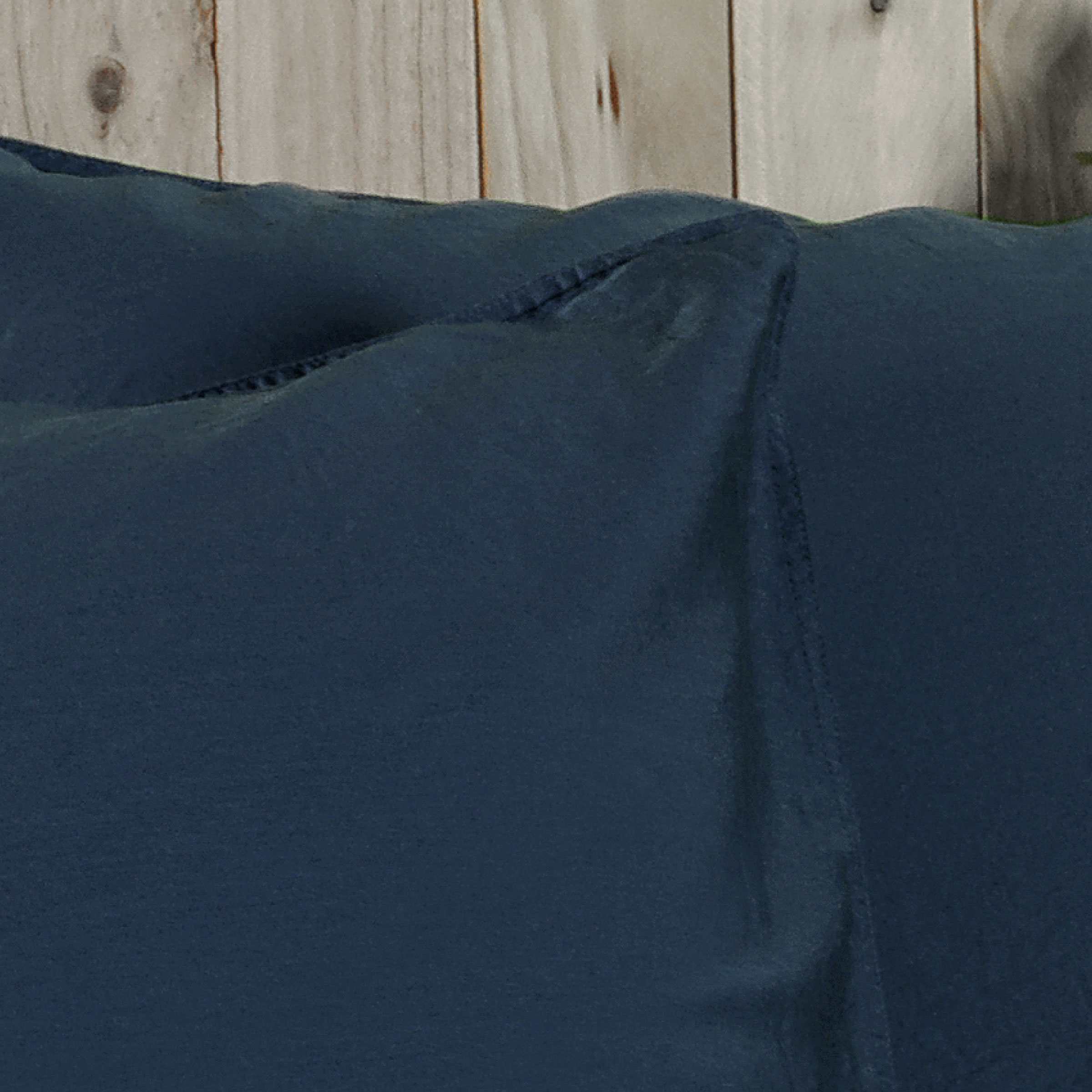 Dommelin Kussensloop Lavado Stonewashed Satijn 300TC Nachtblauw 60 x 70 cm