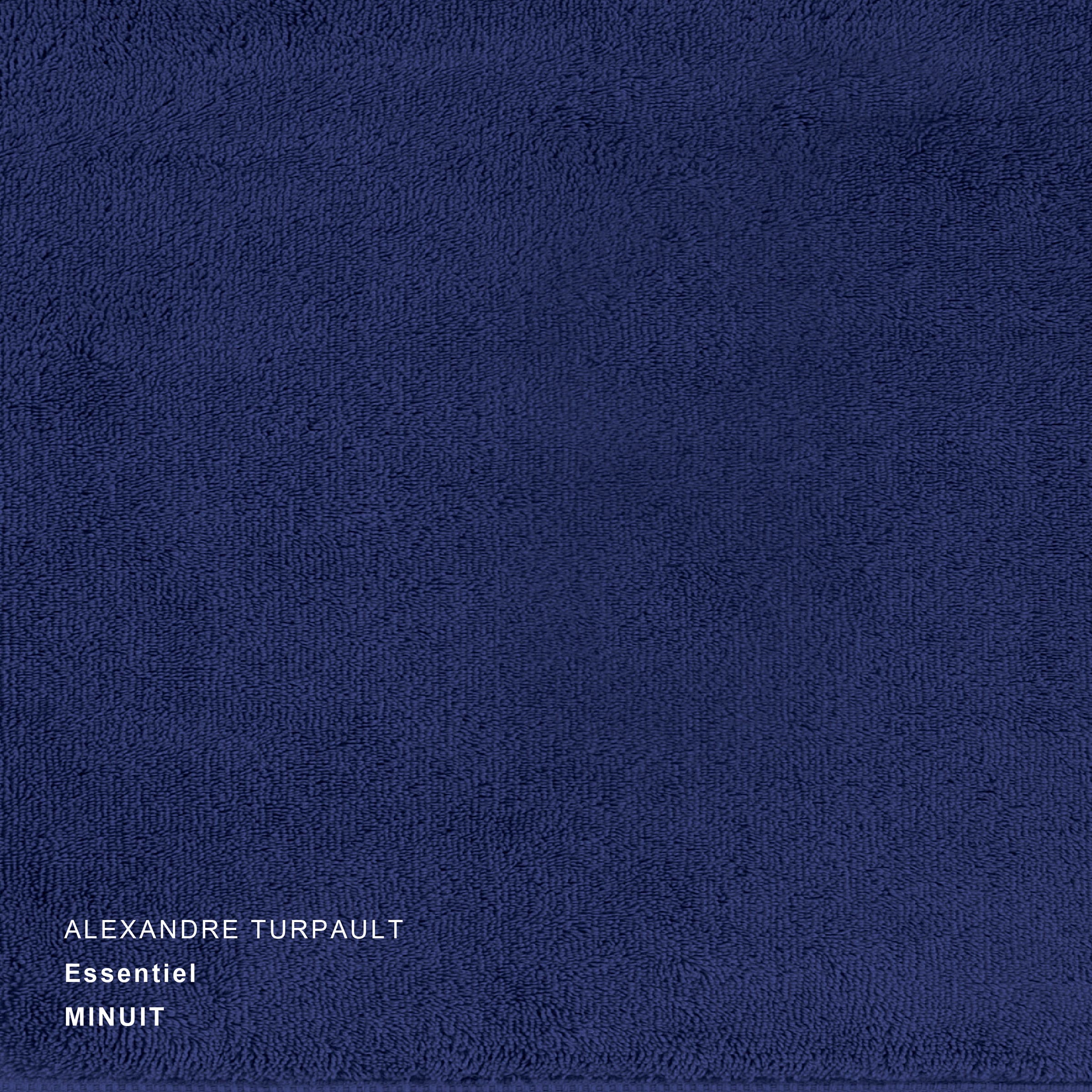 Alexandre Turpault Handdoek Essentiel Organic Katoen 650 gr/m2 Minuit 60 x 100 cm