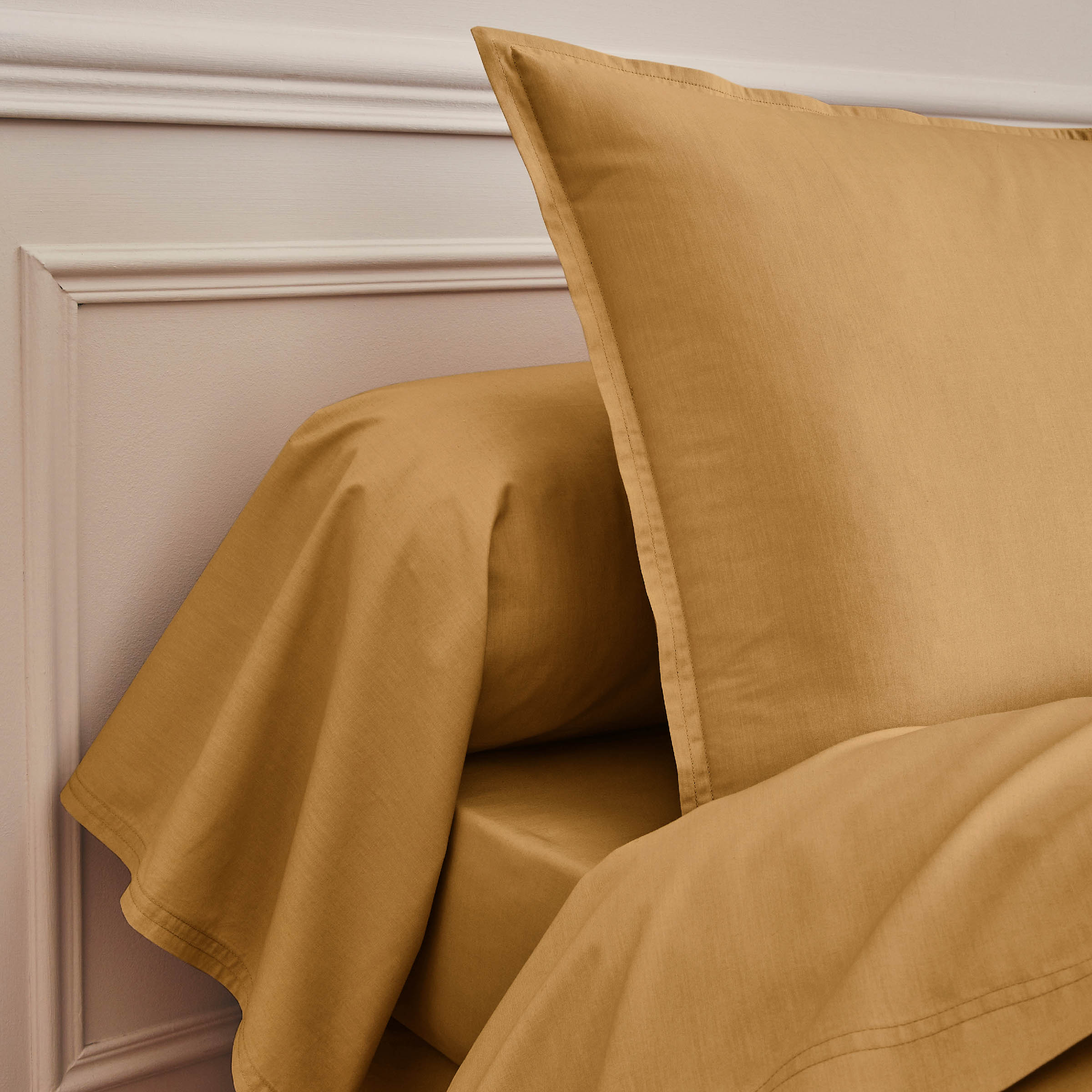 Essix Topper Hoeslaken Premiere Percal 200TC Sahara