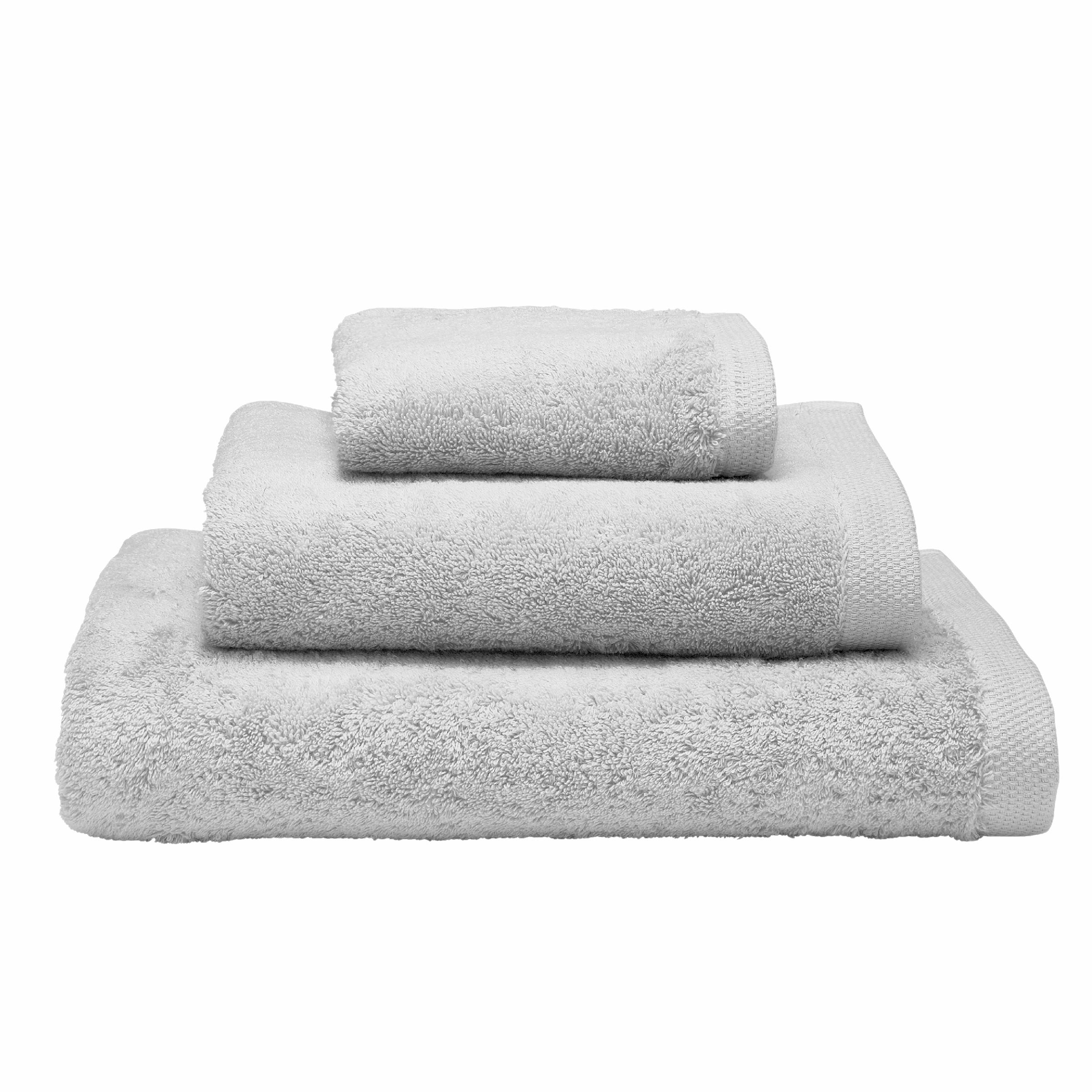 Alexandre Turpault Gastendoekje Essentiel Organic Katoen 650 gr/m2 Light Grey 40 x 60 cm