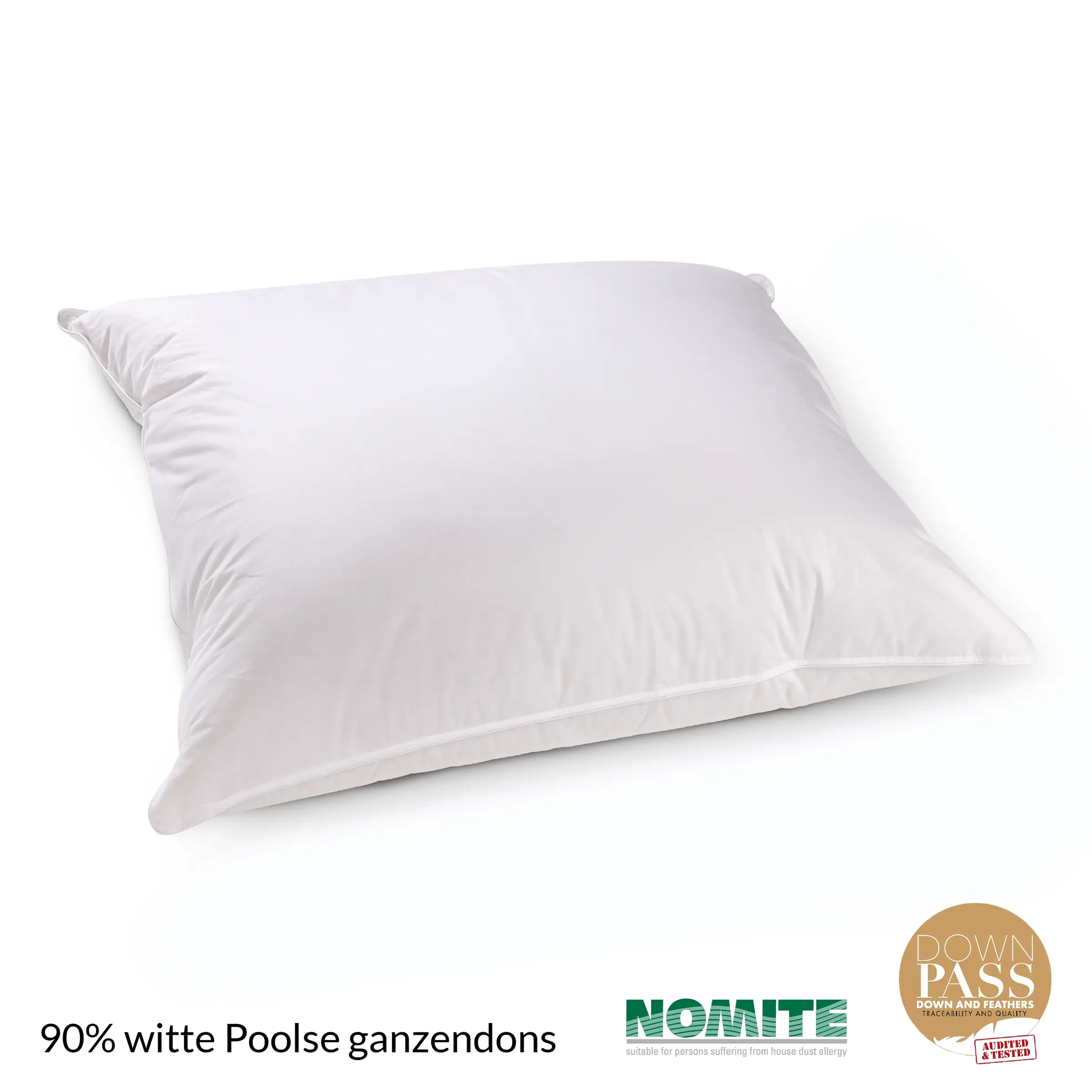 Jonk Kussen Residence 90% witte Poolse Ganzen Dons Punt 60 x 70 cm