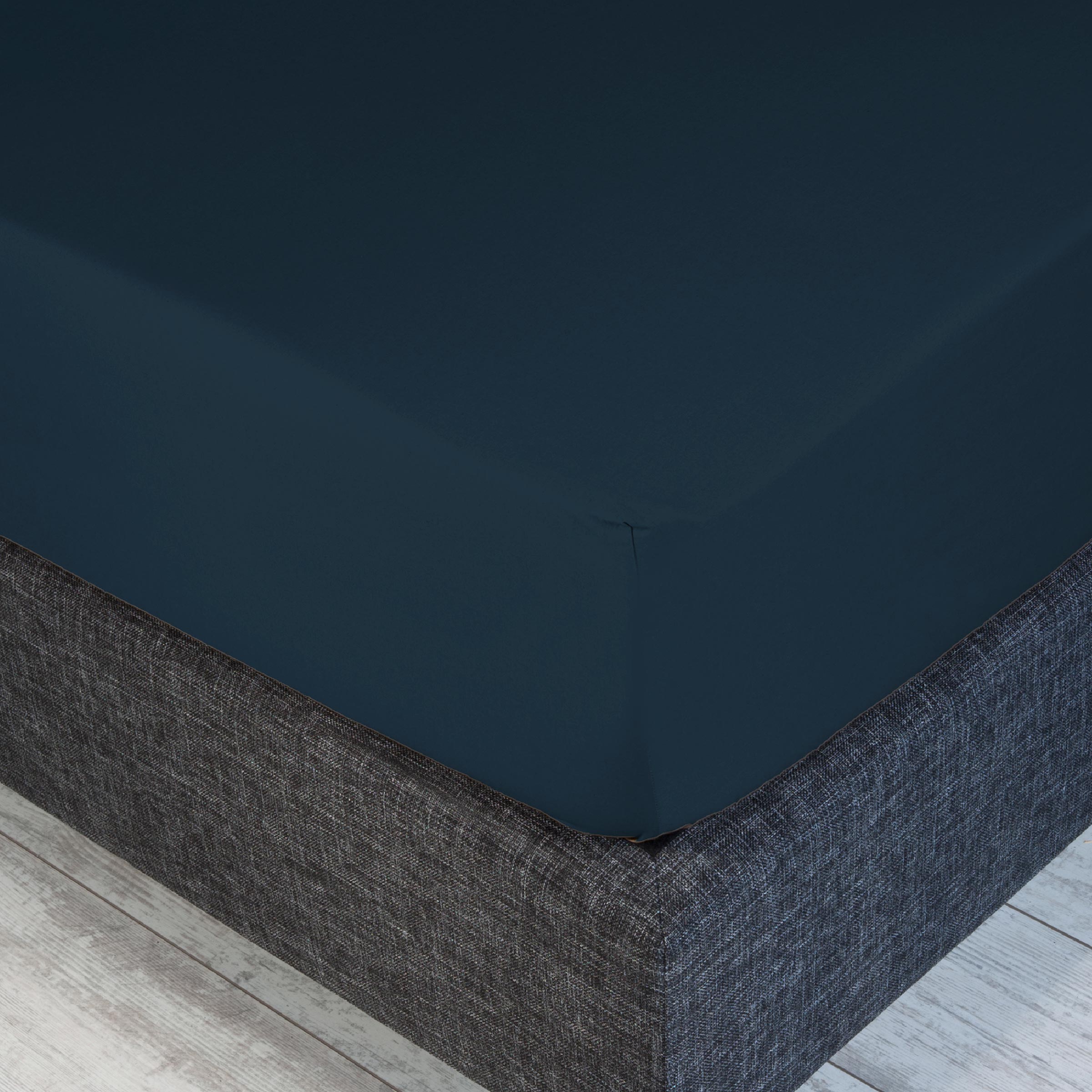 Dommelin Split Hoeslaken Percal 200TC Nachtblauw