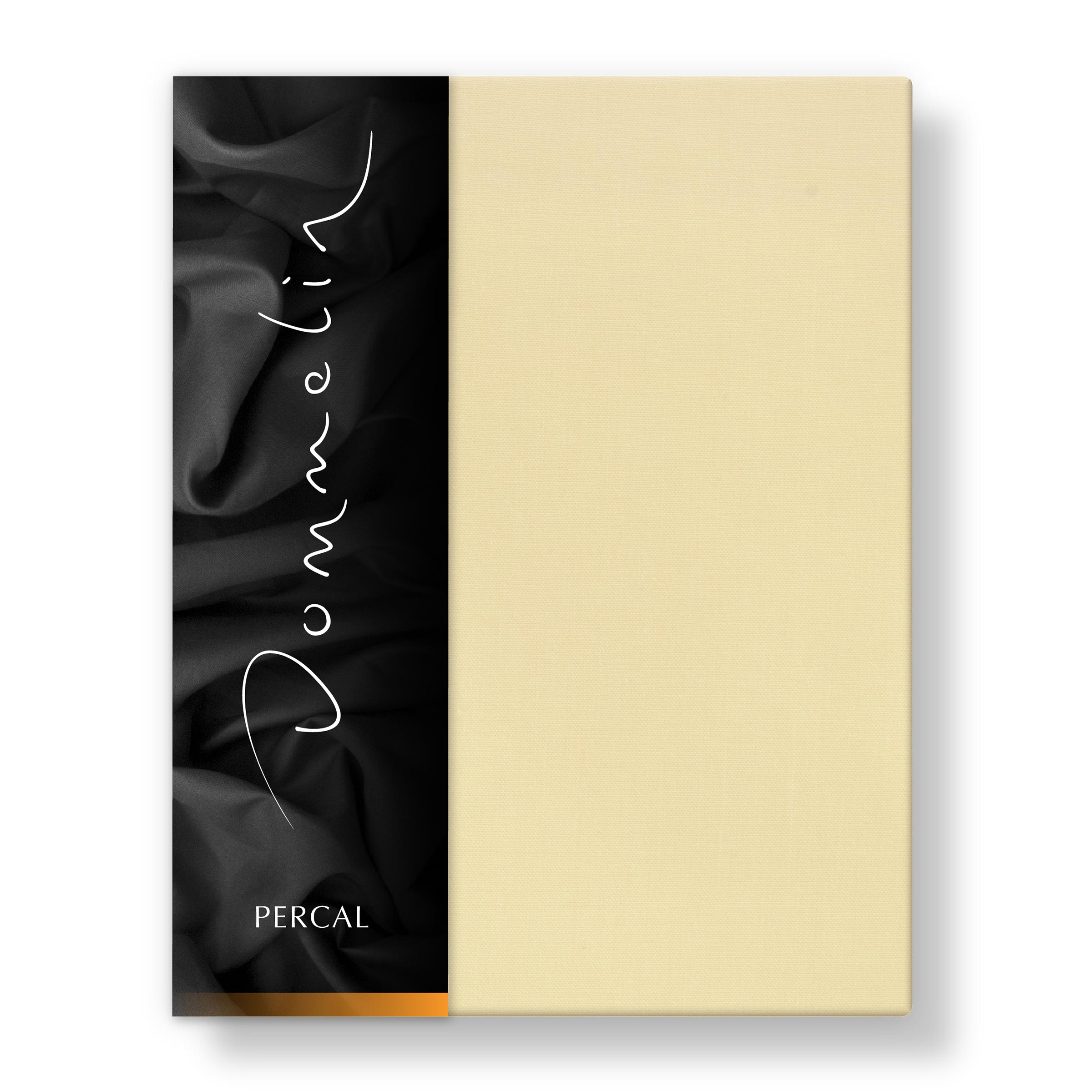 Dommelin Topper Hoeslaken Percal 200TC Lichtgeel