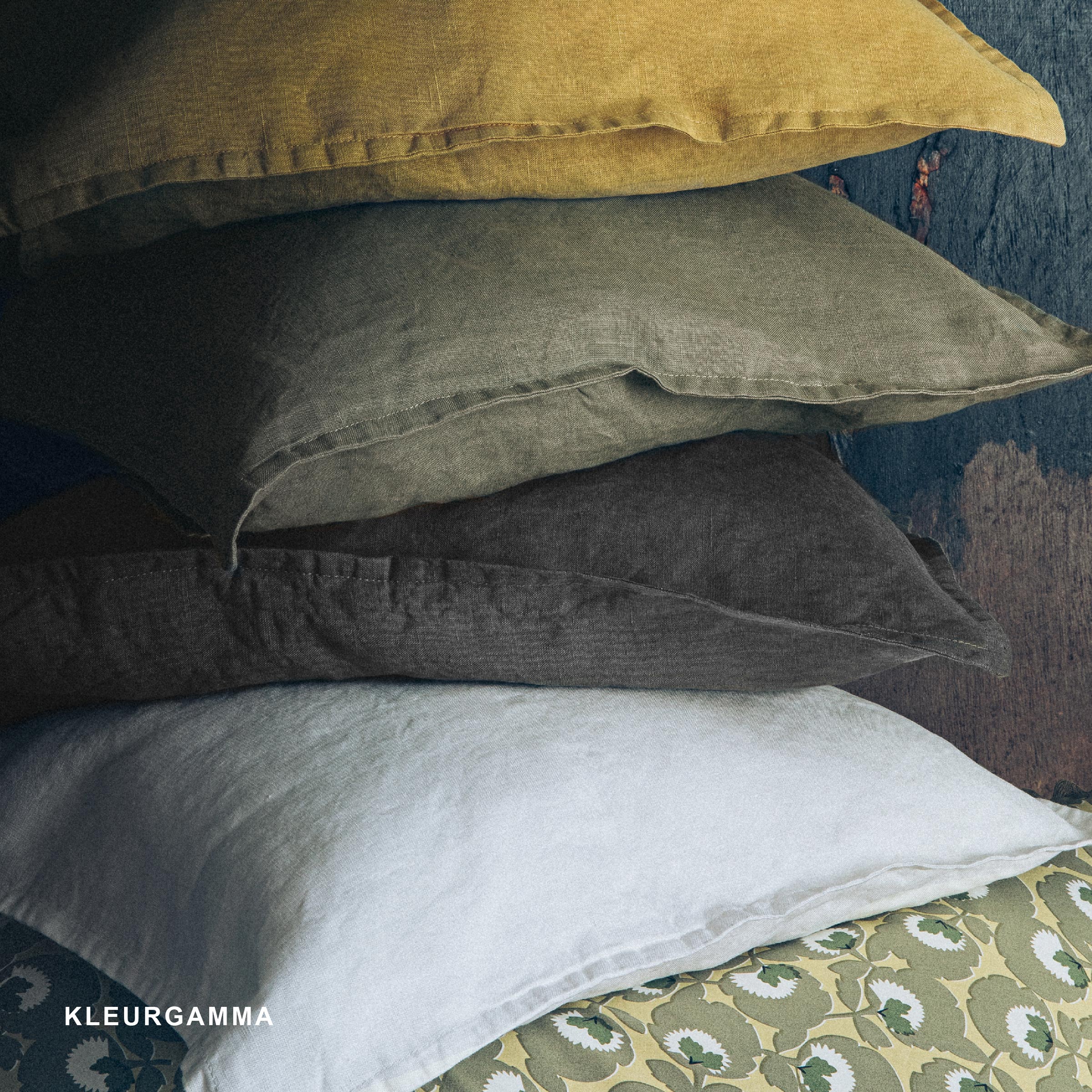 Alexandre Turpault Dekbedovertrek Nouvelle Vague Stonewashed Linnen Wit